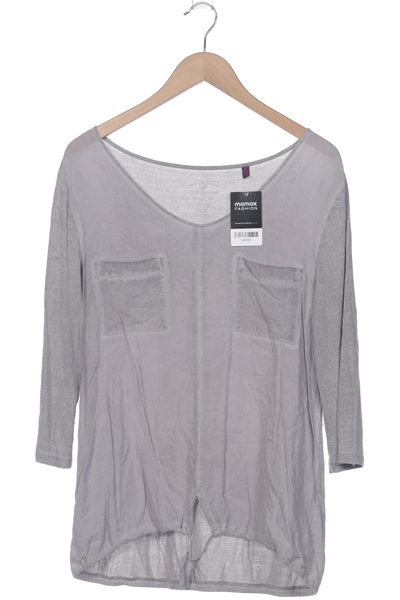 

Tom Tailor Damen Langarmshirt, grau, Gr. 44