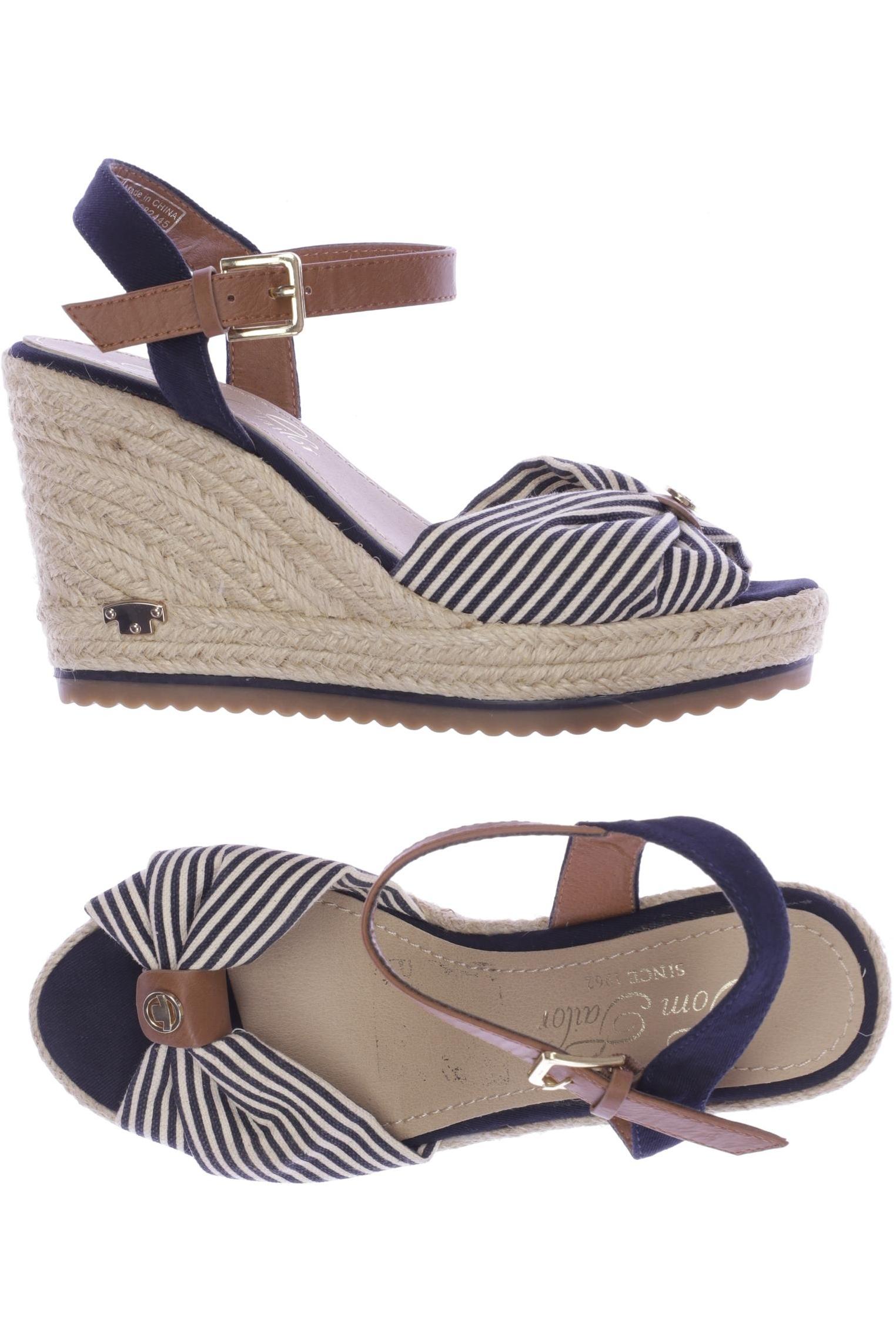 

Tom Tailor Damen Sandale, marineblau, Gr. 38