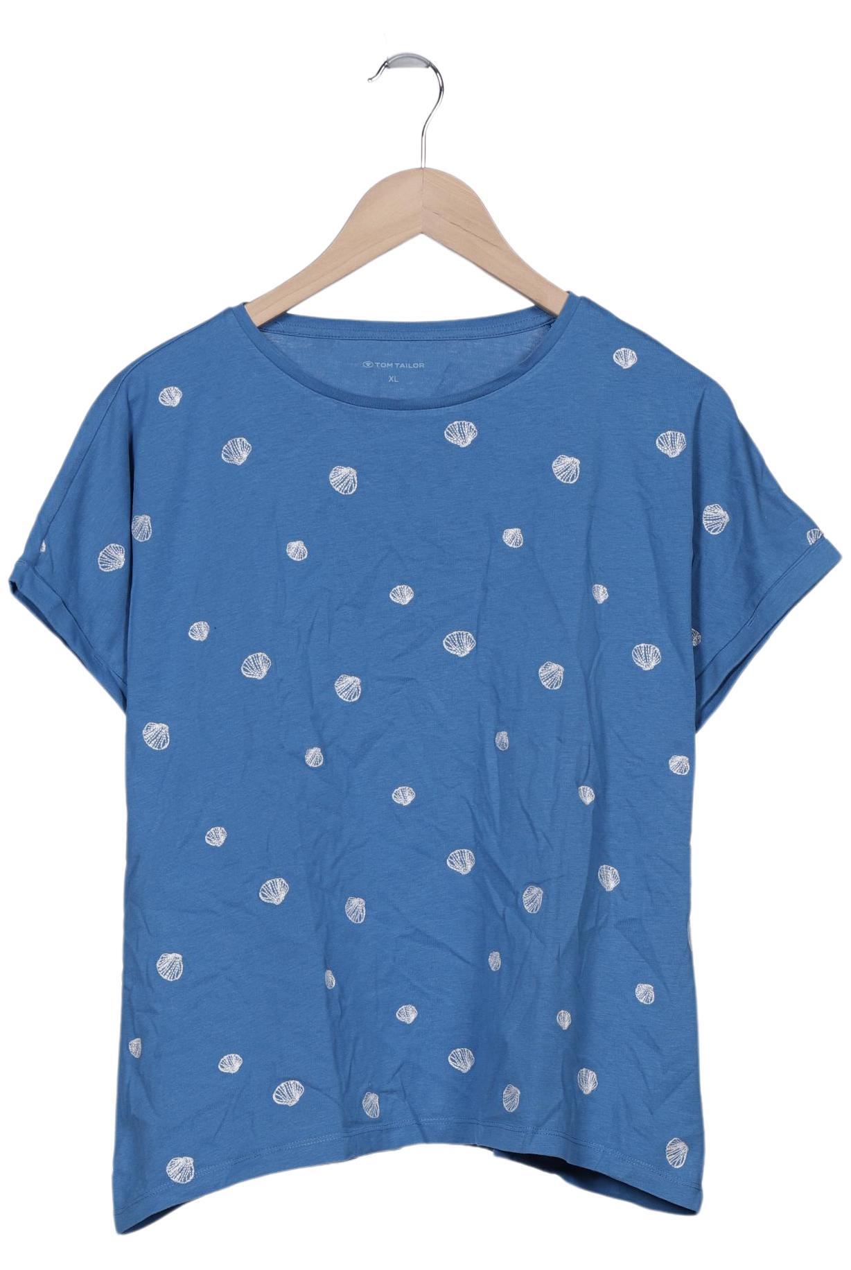 

Tom Tailor Damen T-Shirt, blau, Gr. 44