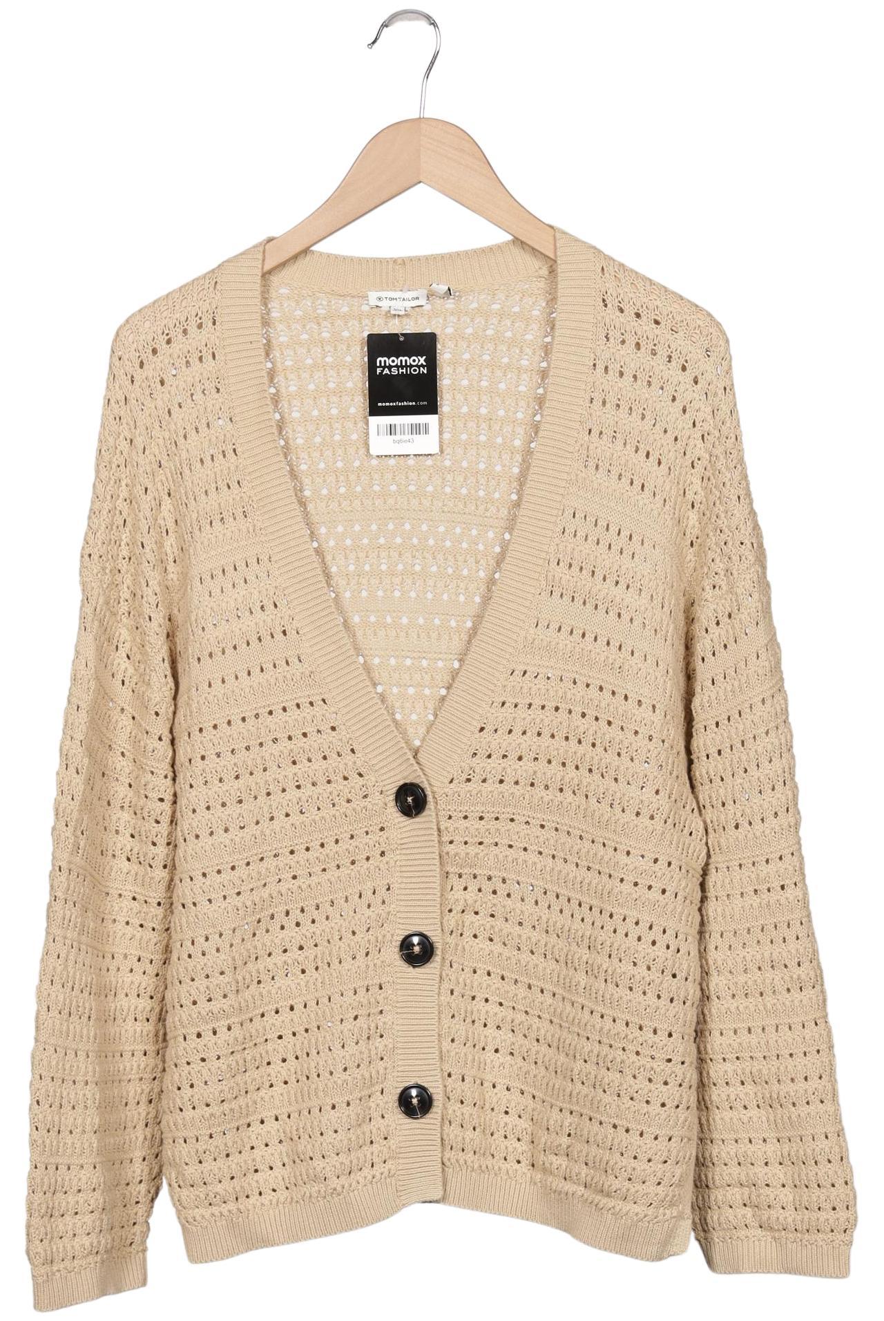 

Tom Tailor Damen Strickjacke, beige, Gr. 48