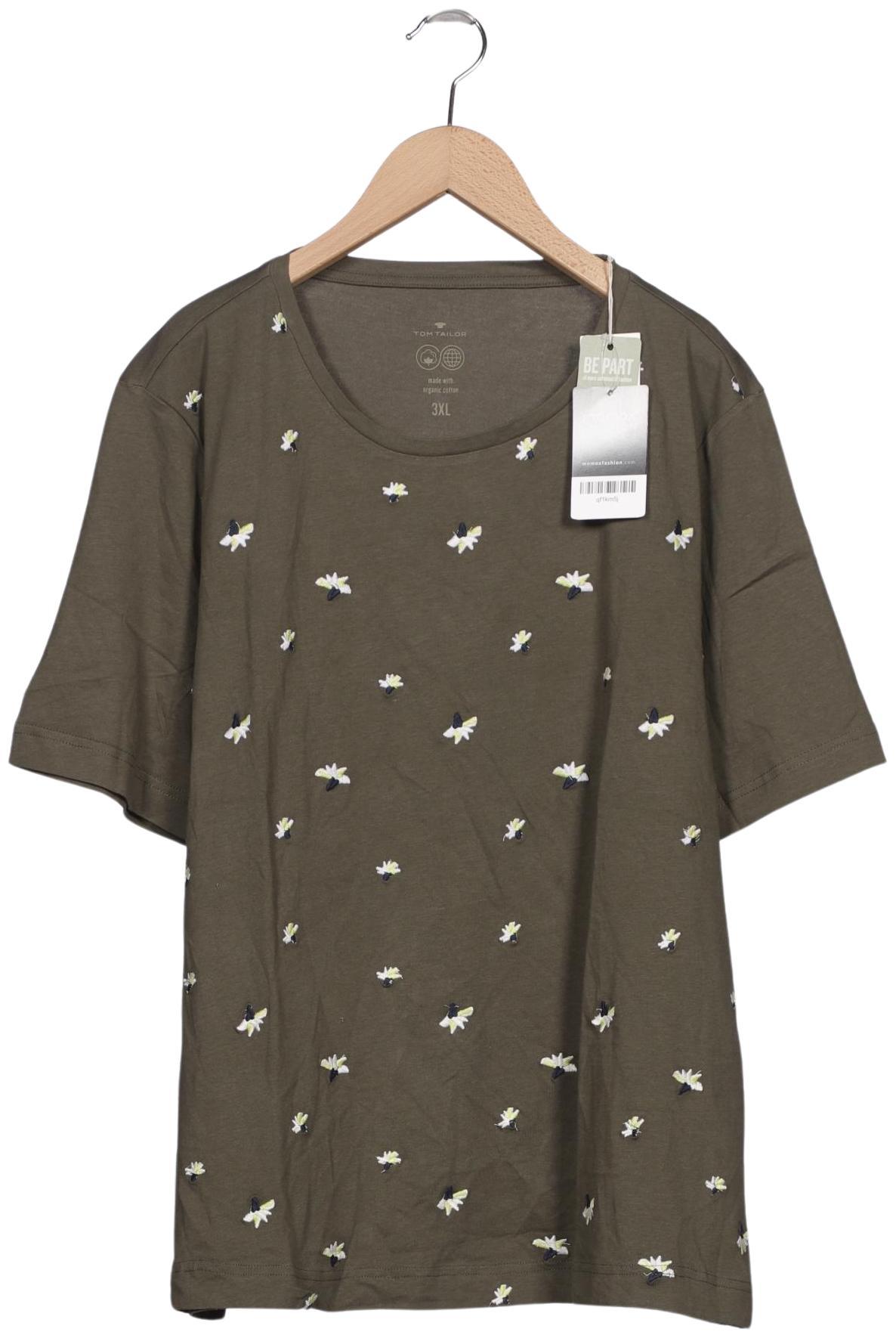 

Tom Tailor Damen T-Shirt, grün, Gr. 48