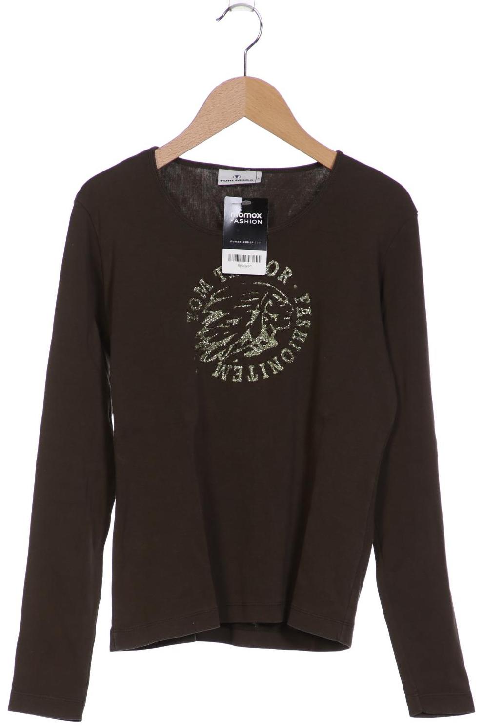 

Tom Tailor Damen Langarmshirt, grün, Gr. 38