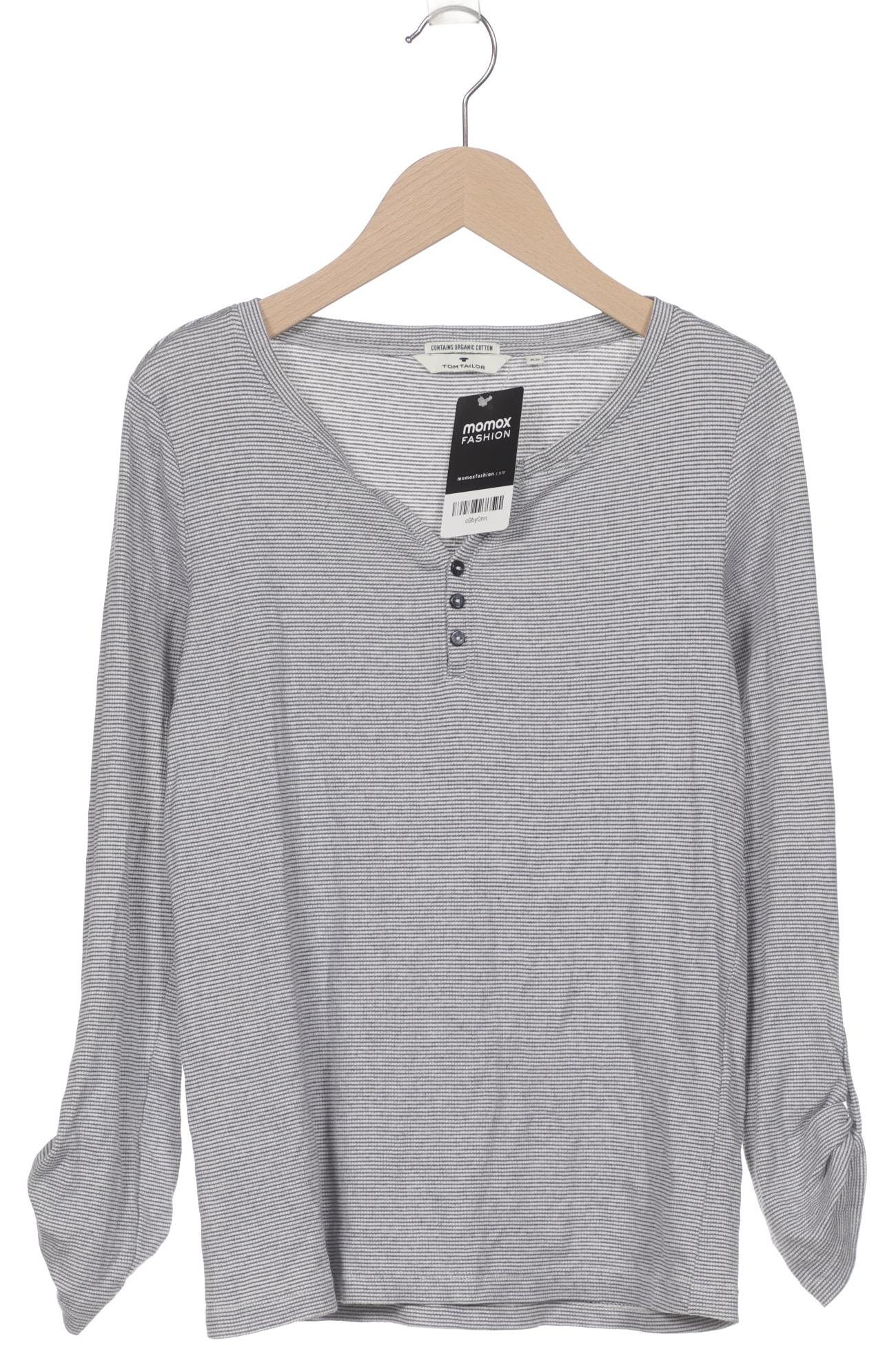 

Tom Tailor Damen Langarmshirt, grau, Gr. 34