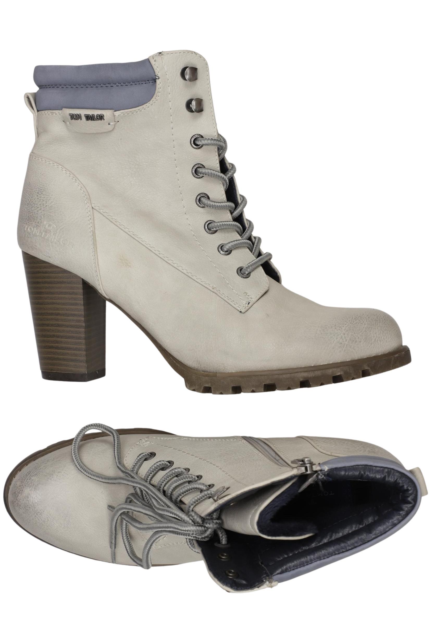 

Tom Tailor Damen Stiefelette, cremeweiß, Gr. 42