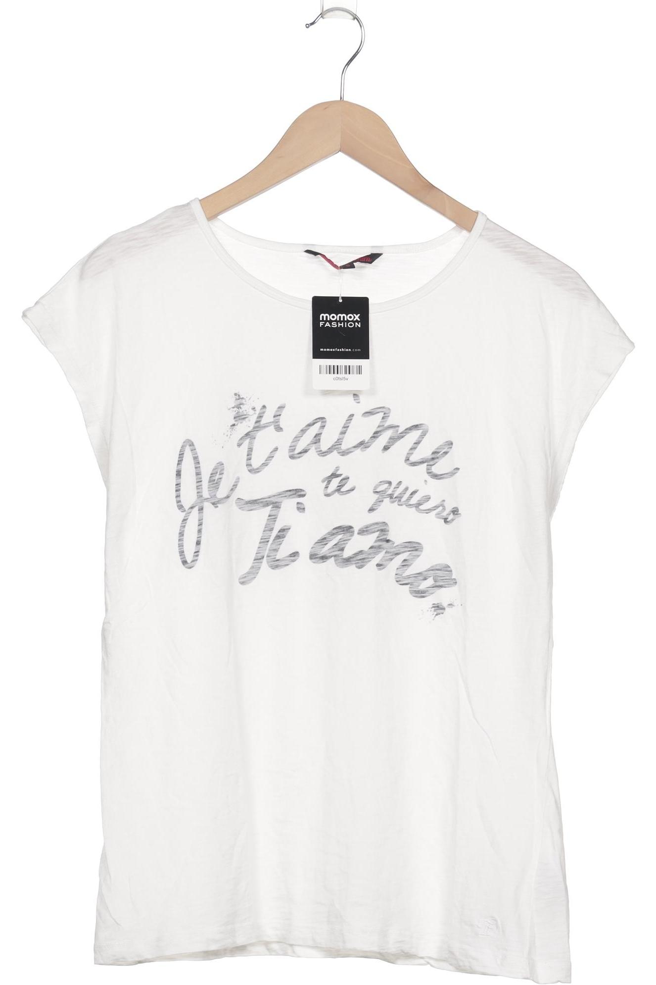 

Tom Tailor Damen T-Shirt, weiß, Gr. 36