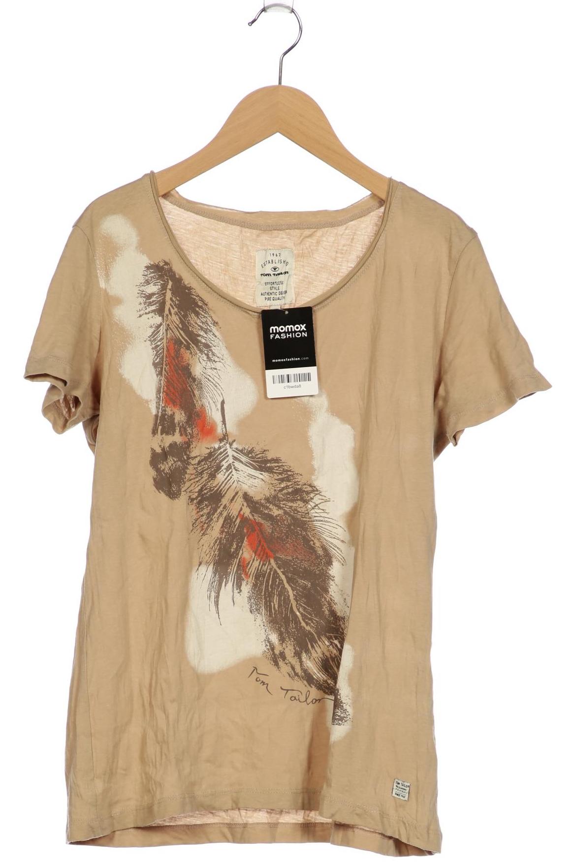 

Tom Tailor Damen T-Shirt, beige, Gr. 38