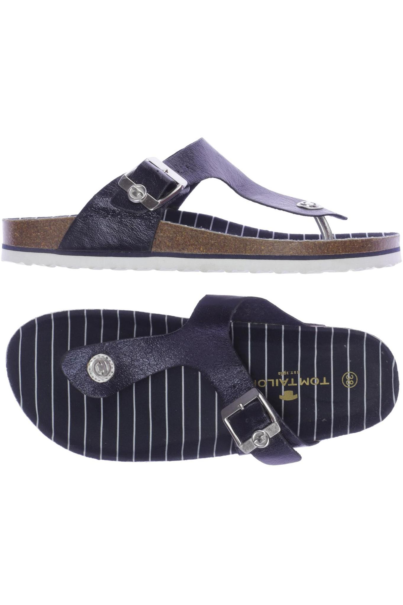 

Tom Tailor Damen Sandale, marineblau