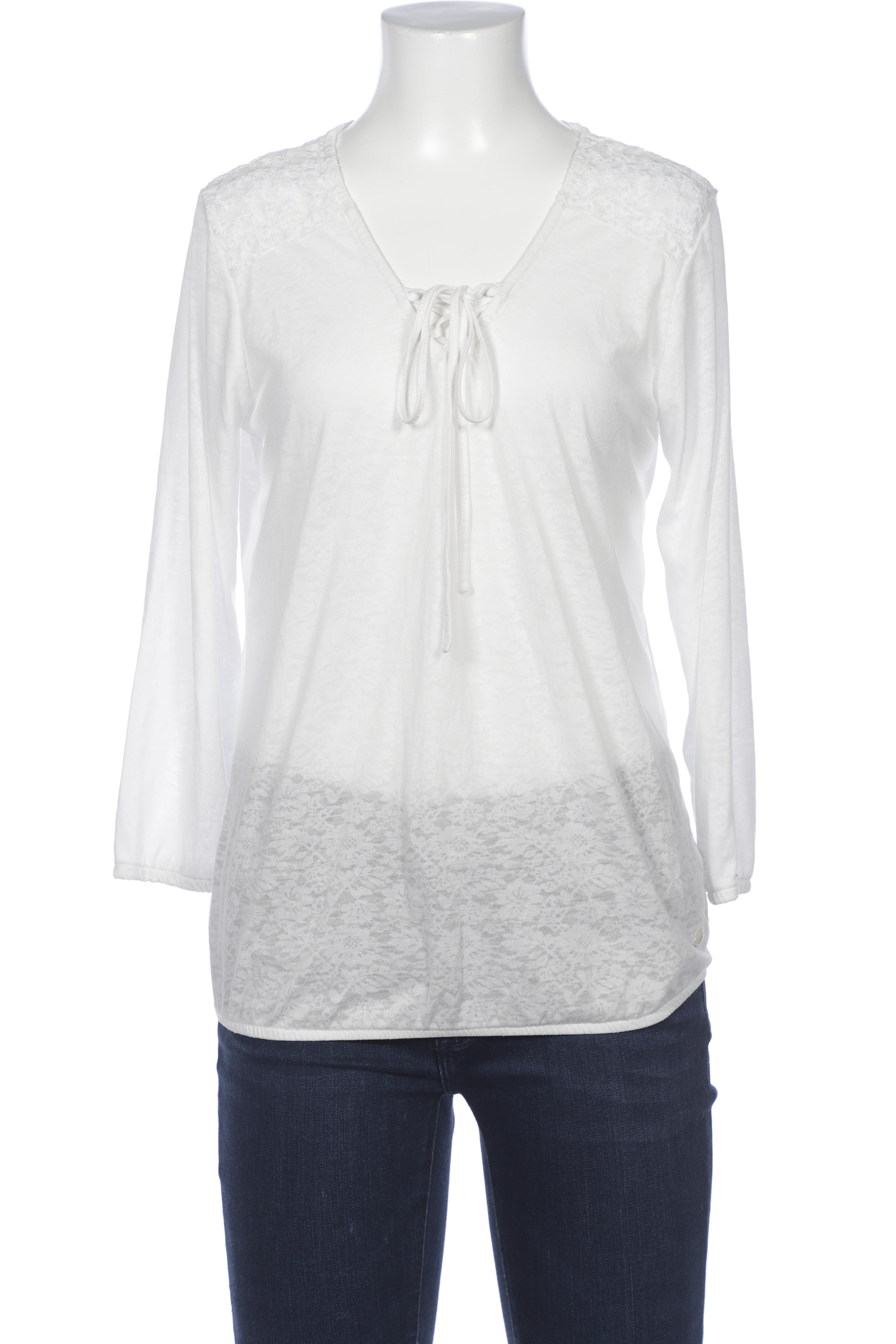 

Tom Tailor Damen Langarmshirt, weiß, Gr. 38