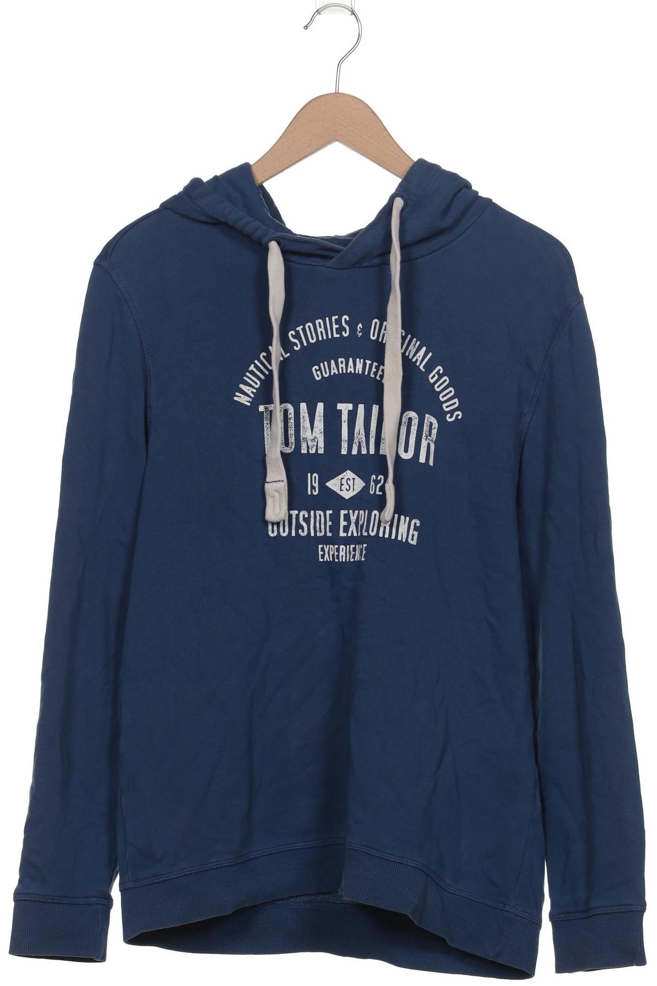 

Tom Tailor Damen Kapuzenpullover, blau, Gr. 42
