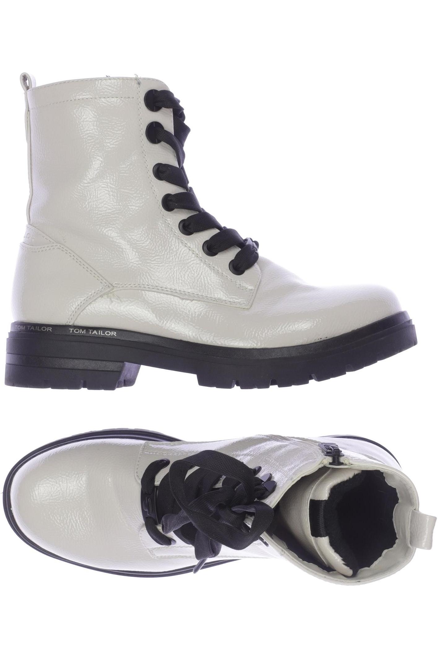 

Tom Tailor Damen Stiefelette, cremeweiß, Gr. 38