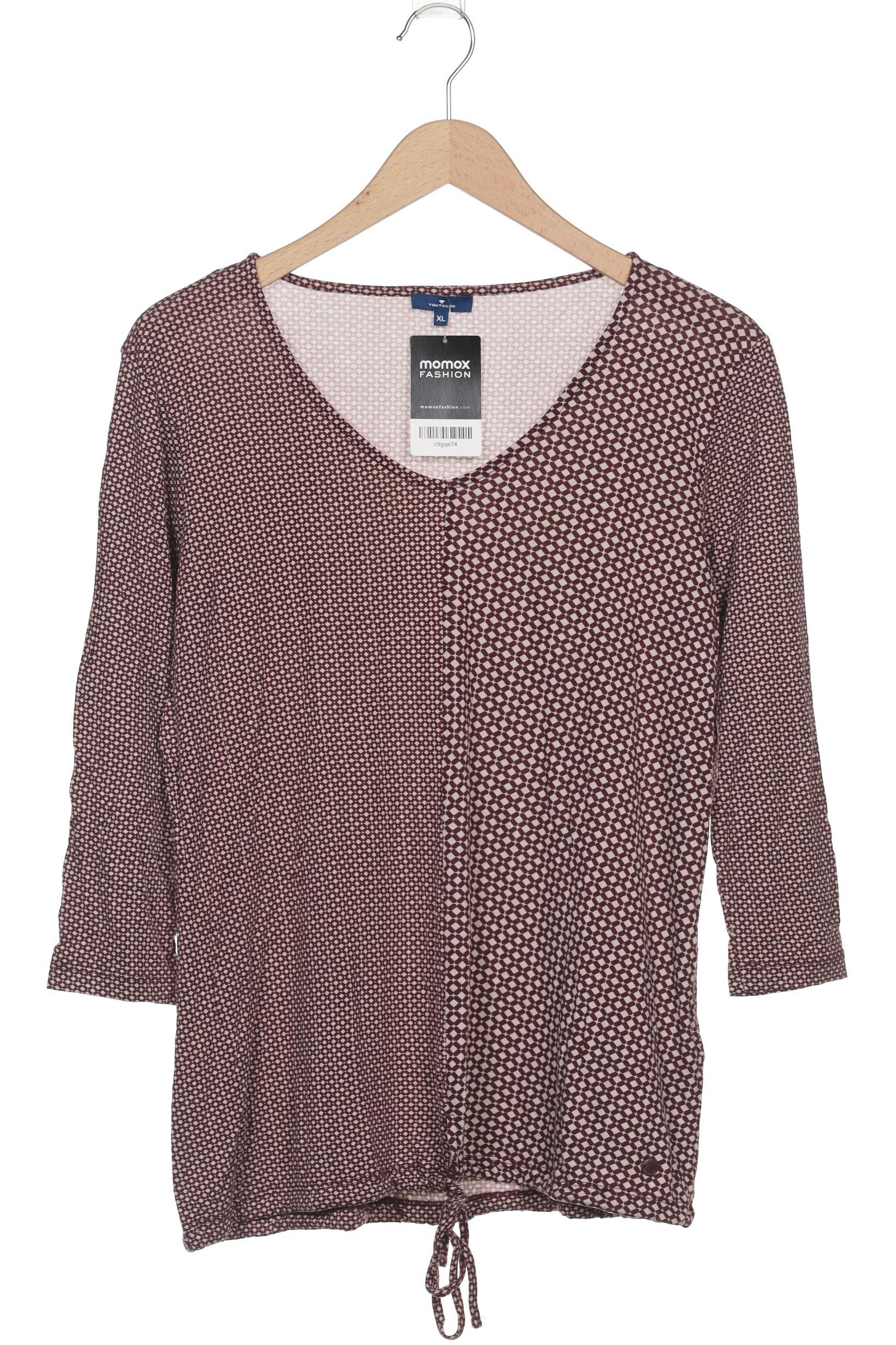 

Tom Tailor Damen Langarmshirt, bordeaux, Gr. 44