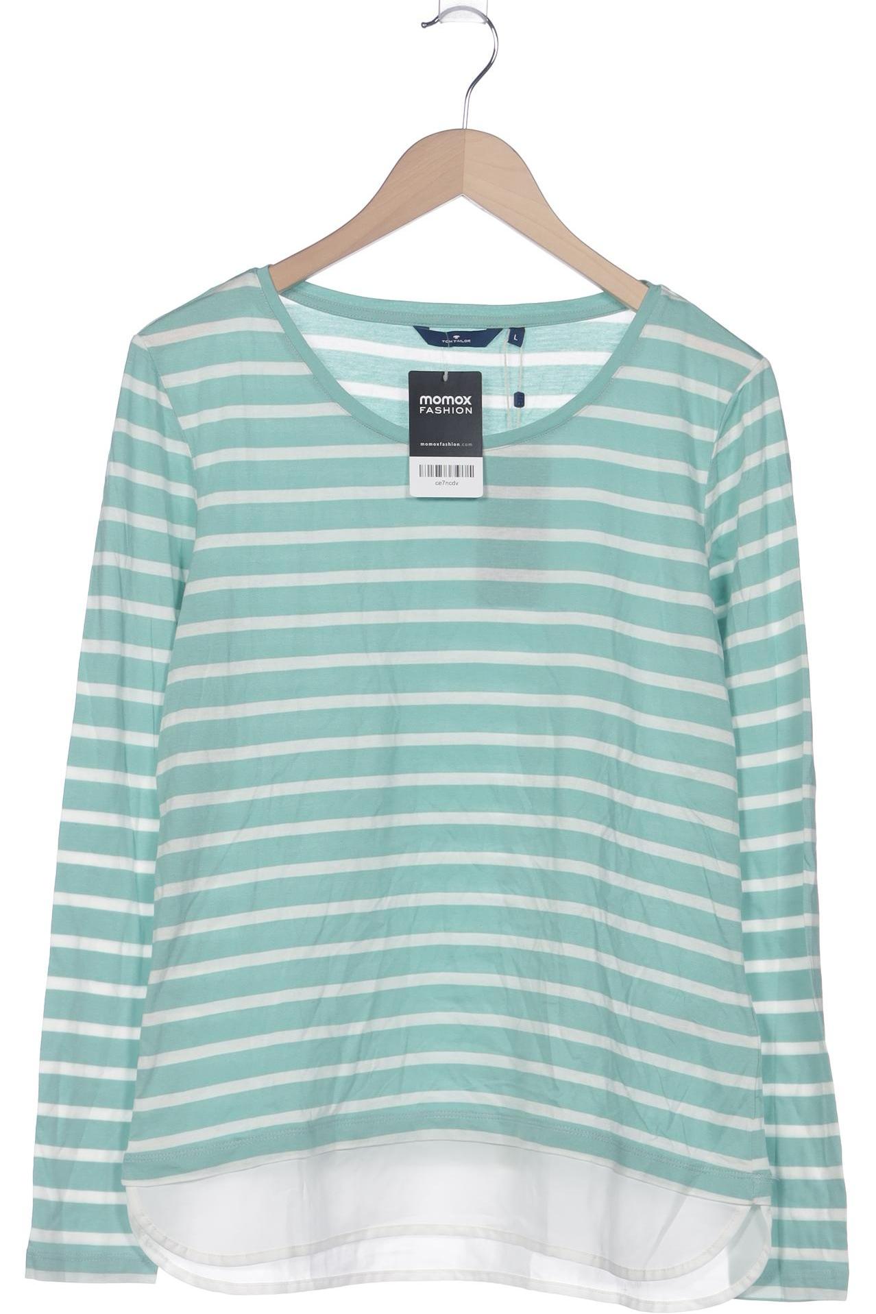 

Tom Tailor Damen Langarmshirt, türkis, Gr. 42