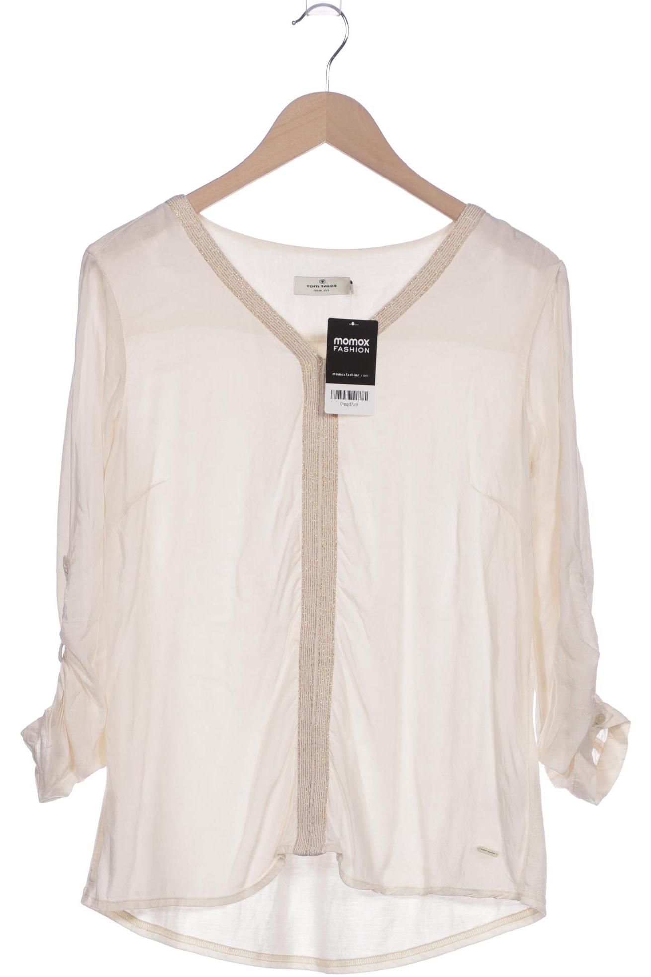 

Tom Tailor Damen Langarmshirt, cremeweiß, Gr. 40