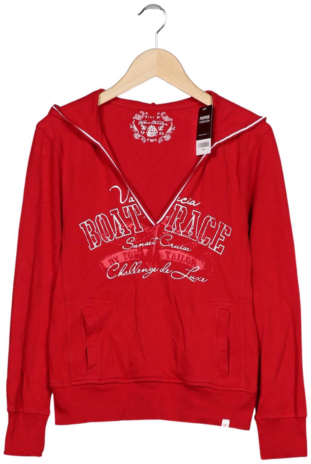 

Tom Tailor Damen Kapuzenpullover, rot, Gr. 38