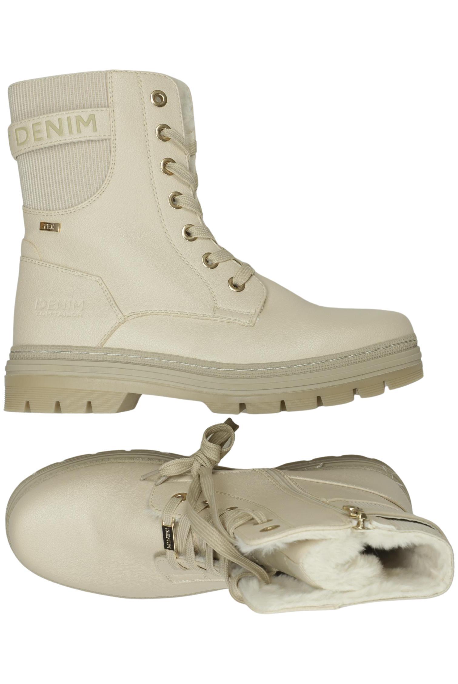 

Tom Tailor Damen Stiefelette, cremeweiß, Gr. 39