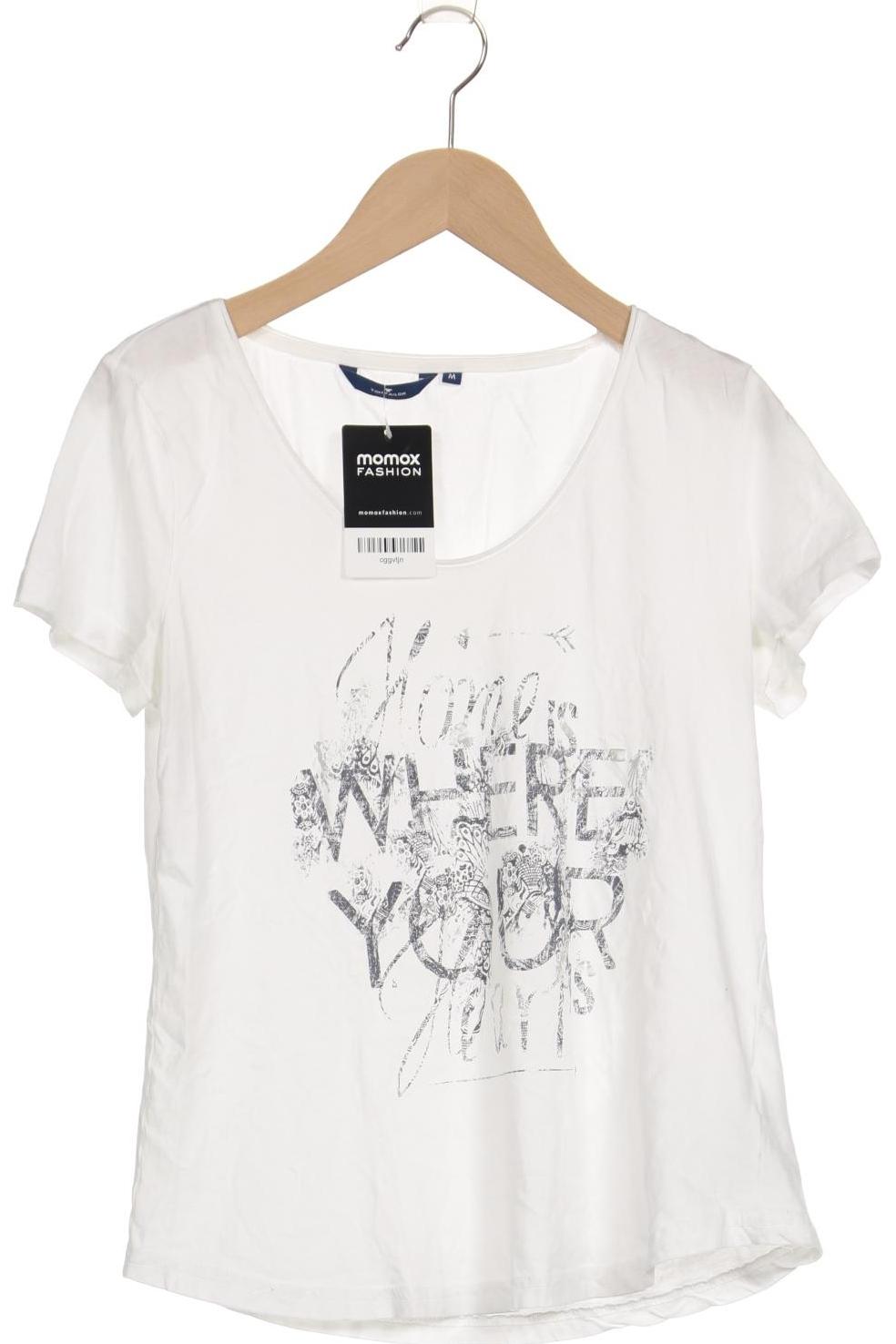 

Tom Tailor Damen T-Shirt, weiß, Gr. 38