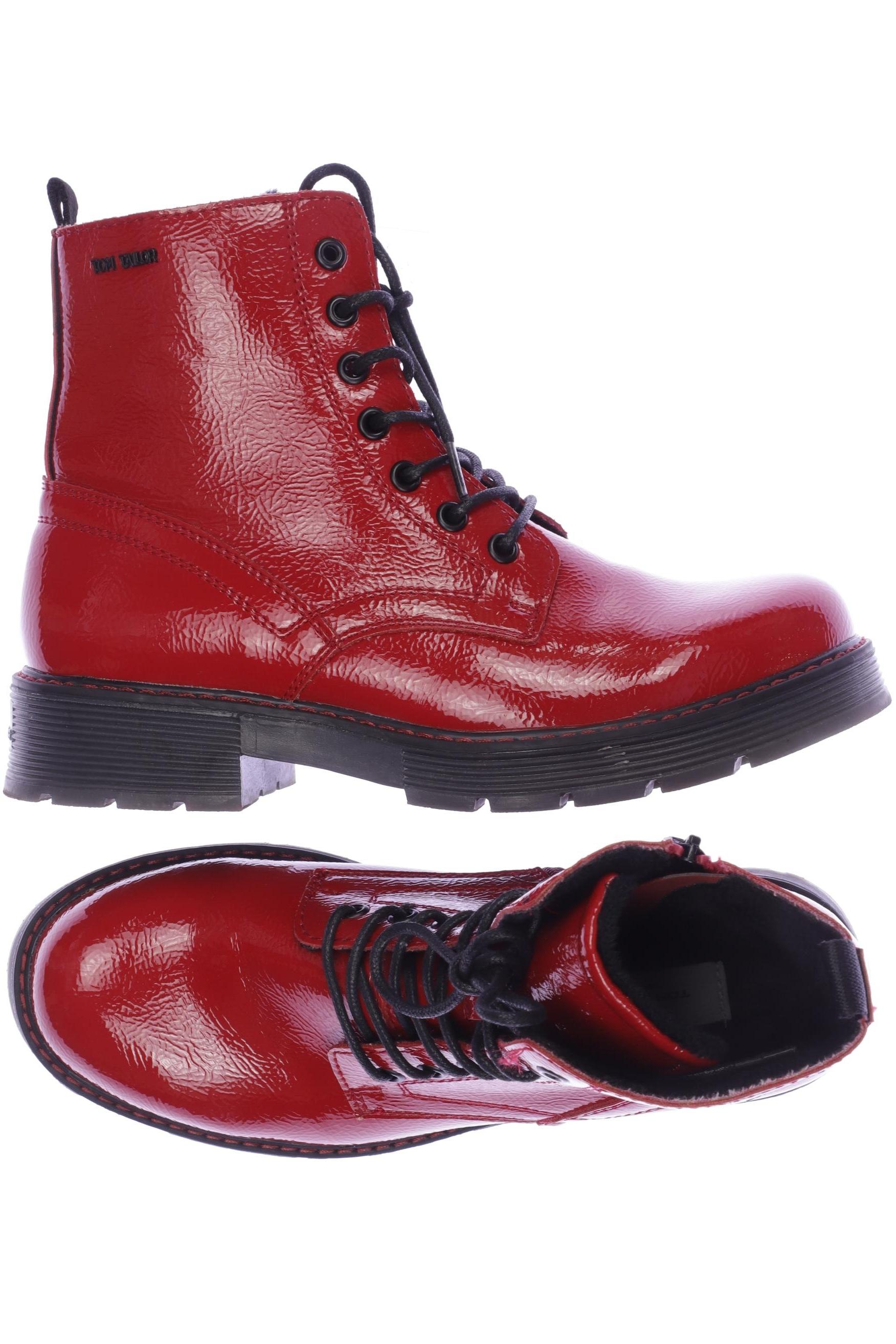 

Tom Tailor Damen Stiefelette, rot, Gr. 39