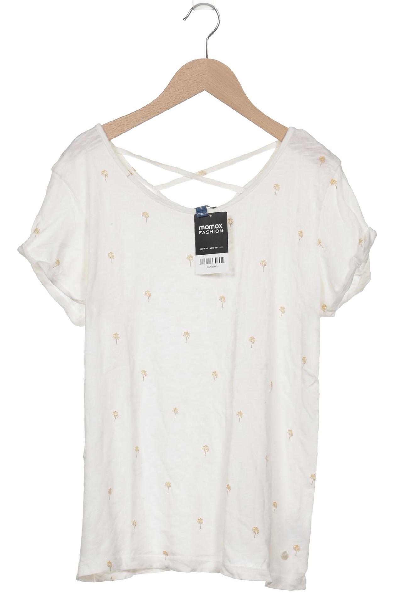 

Tom Tailor Damen T-Shirt, cremeweiß, Gr. 36