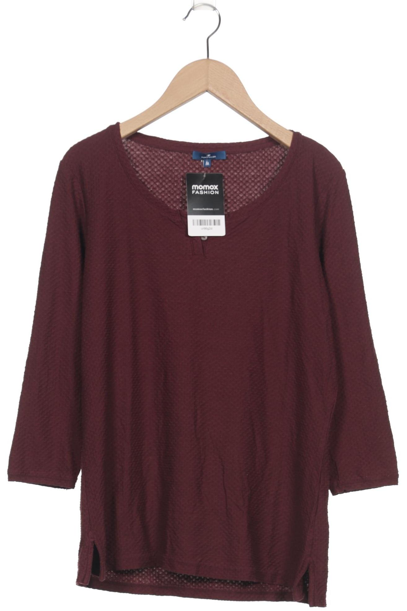

Tom Tailor Damen Langarmshirt, bordeaux, Gr. 38