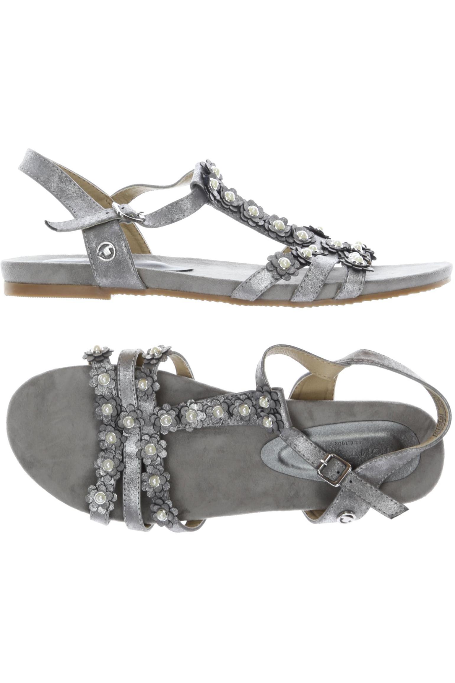 

Tom Tailor Damen Sandale, grau, Gr. 42