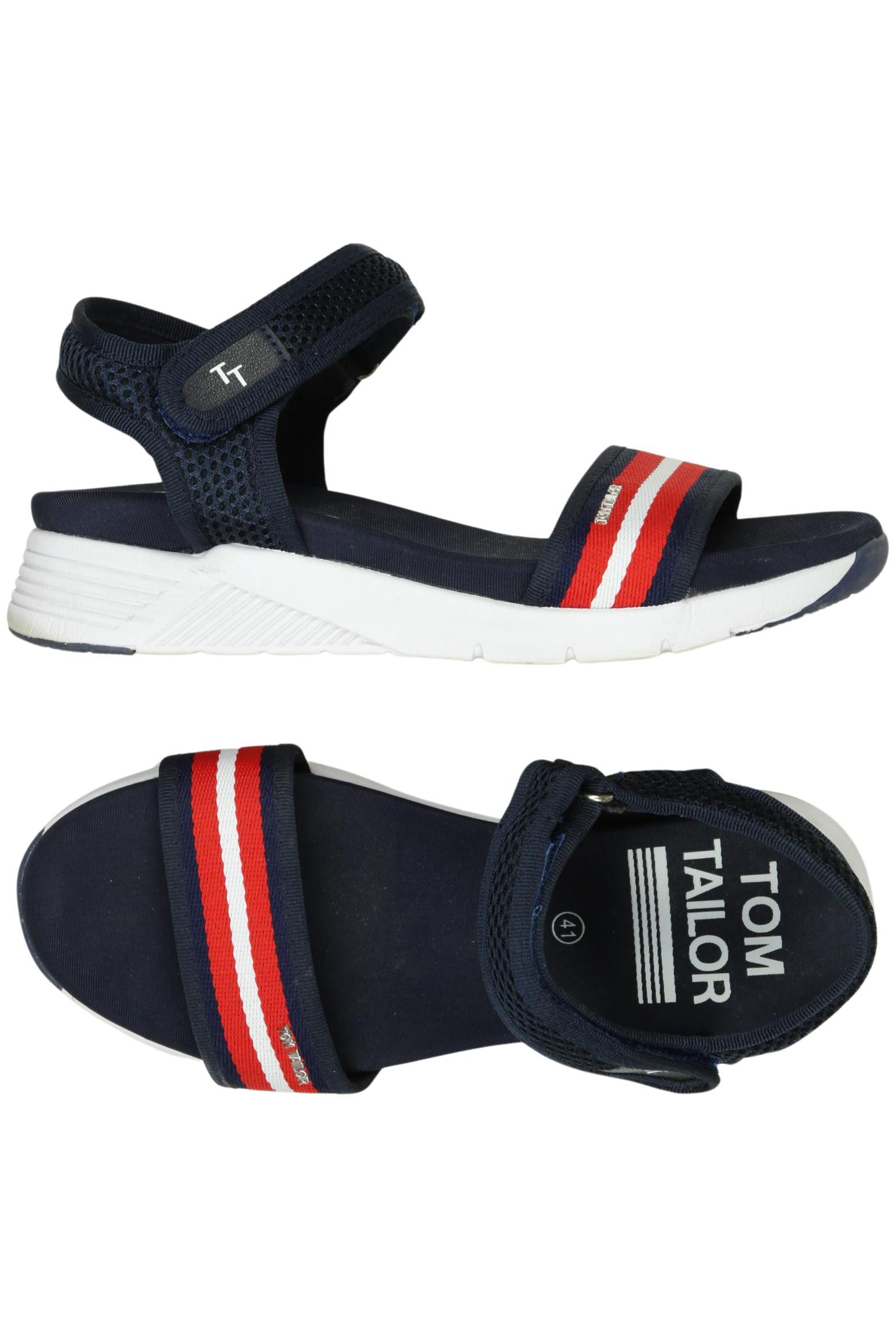 

Tom Tailor Damen Sandale, marineblau, Gr. 41