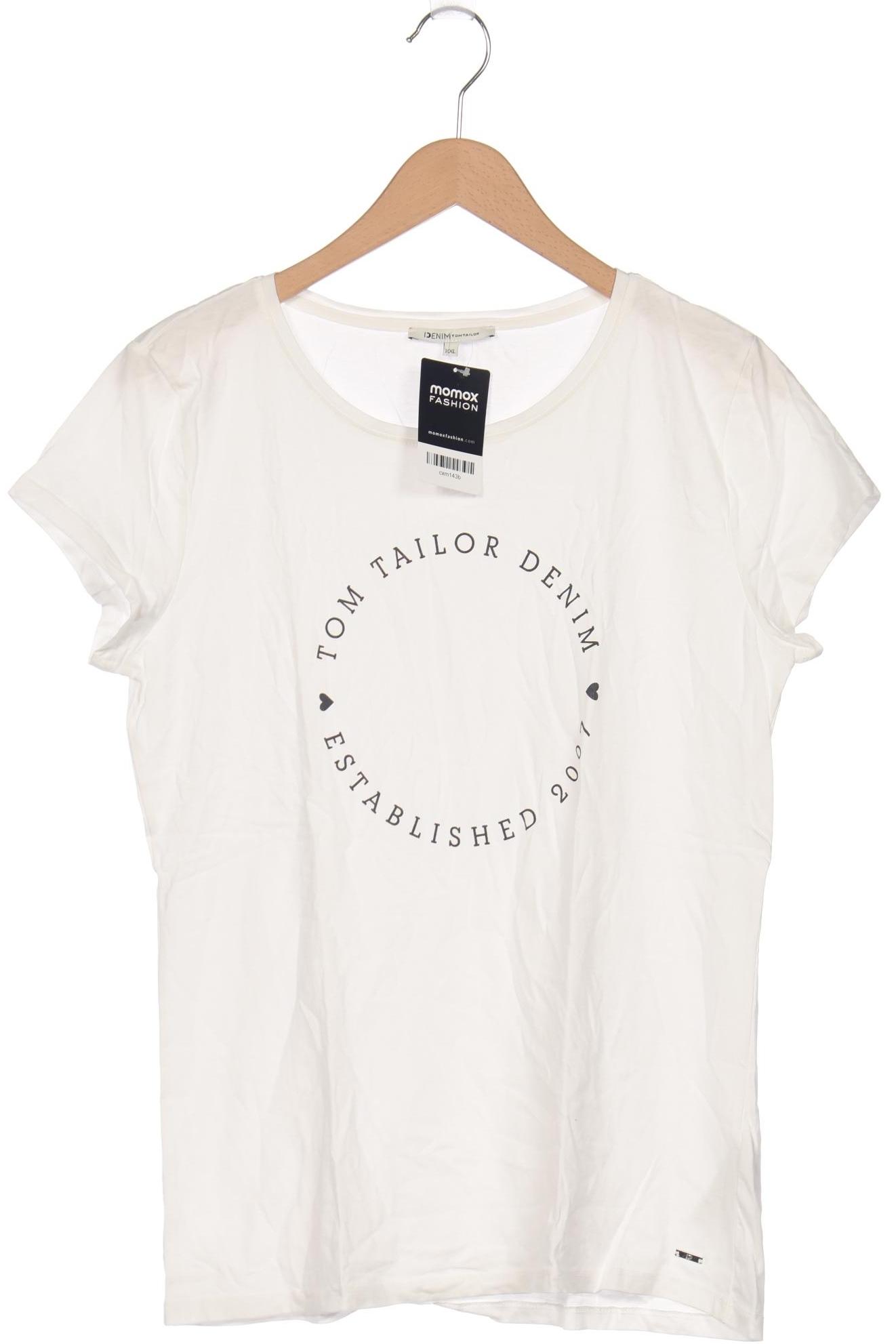 

Tom Tailor Damen T-Shirt, weiß, Gr. 46