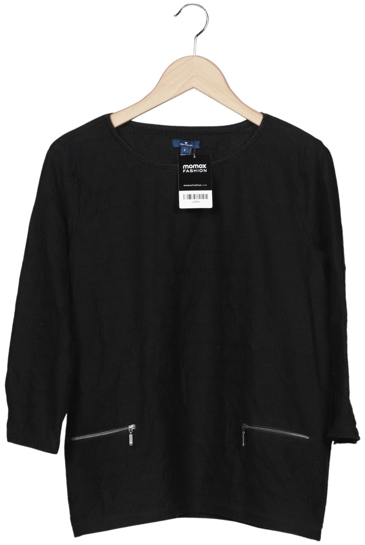 

Tom Tailor Damen Langarmshirt, schwarz, Gr. 42