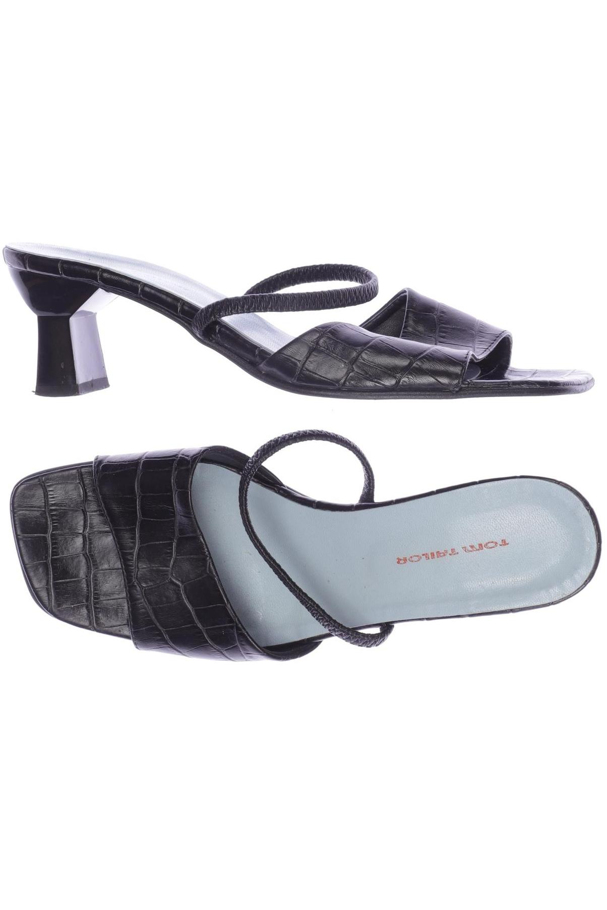 

Tom Tailor Damen Sandale, schwarz