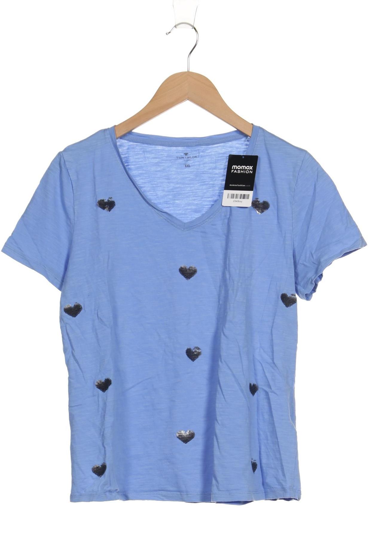 

Tom Tailor Damen T-Shirt, blau, Gr. 46