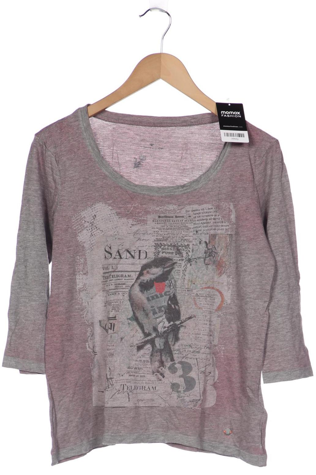 

Tom Tailor Damen Langarmshirt, grau, Gr. 38