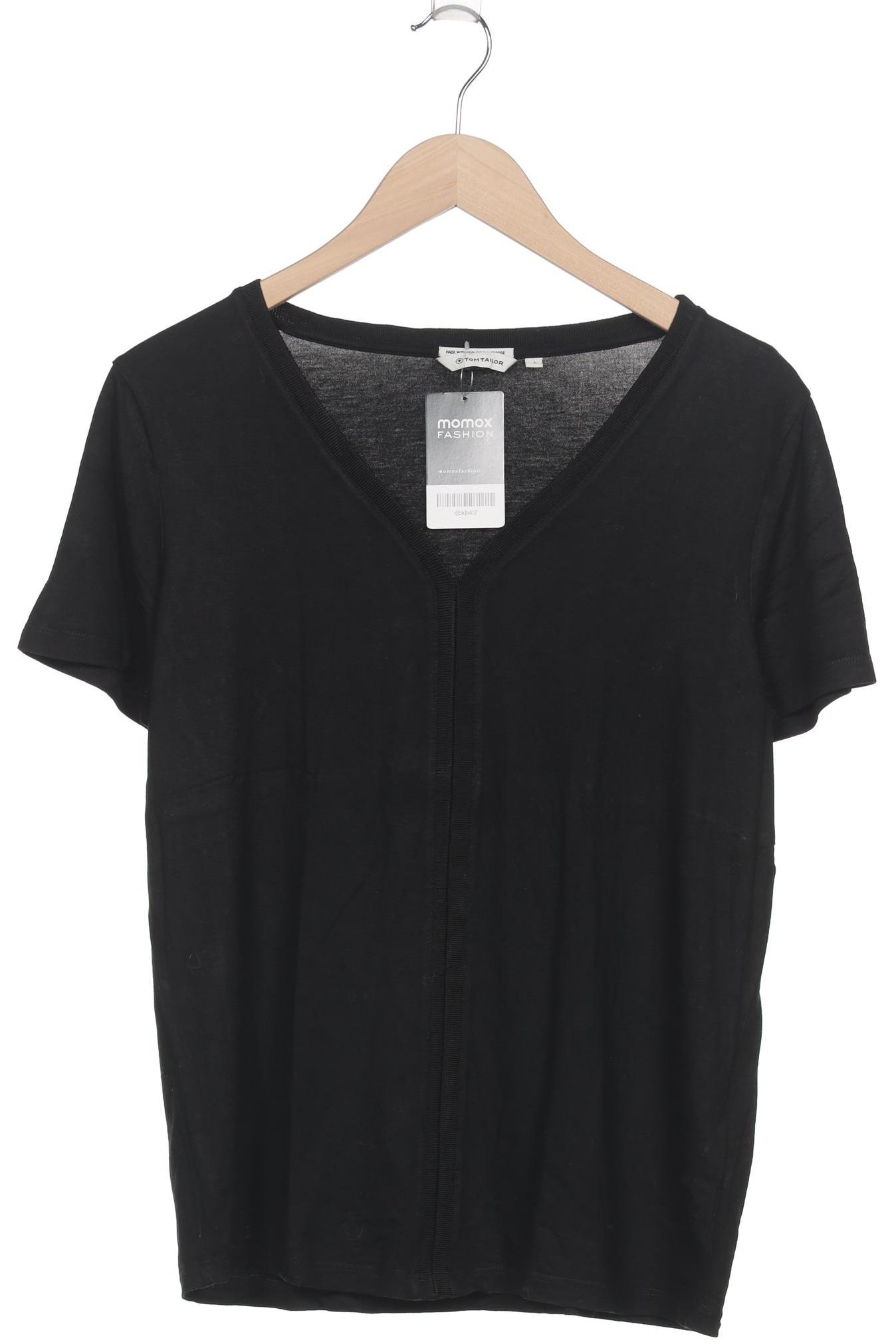 

Tom Tailor Damen T-Shirt, schwarz, Gr. 42