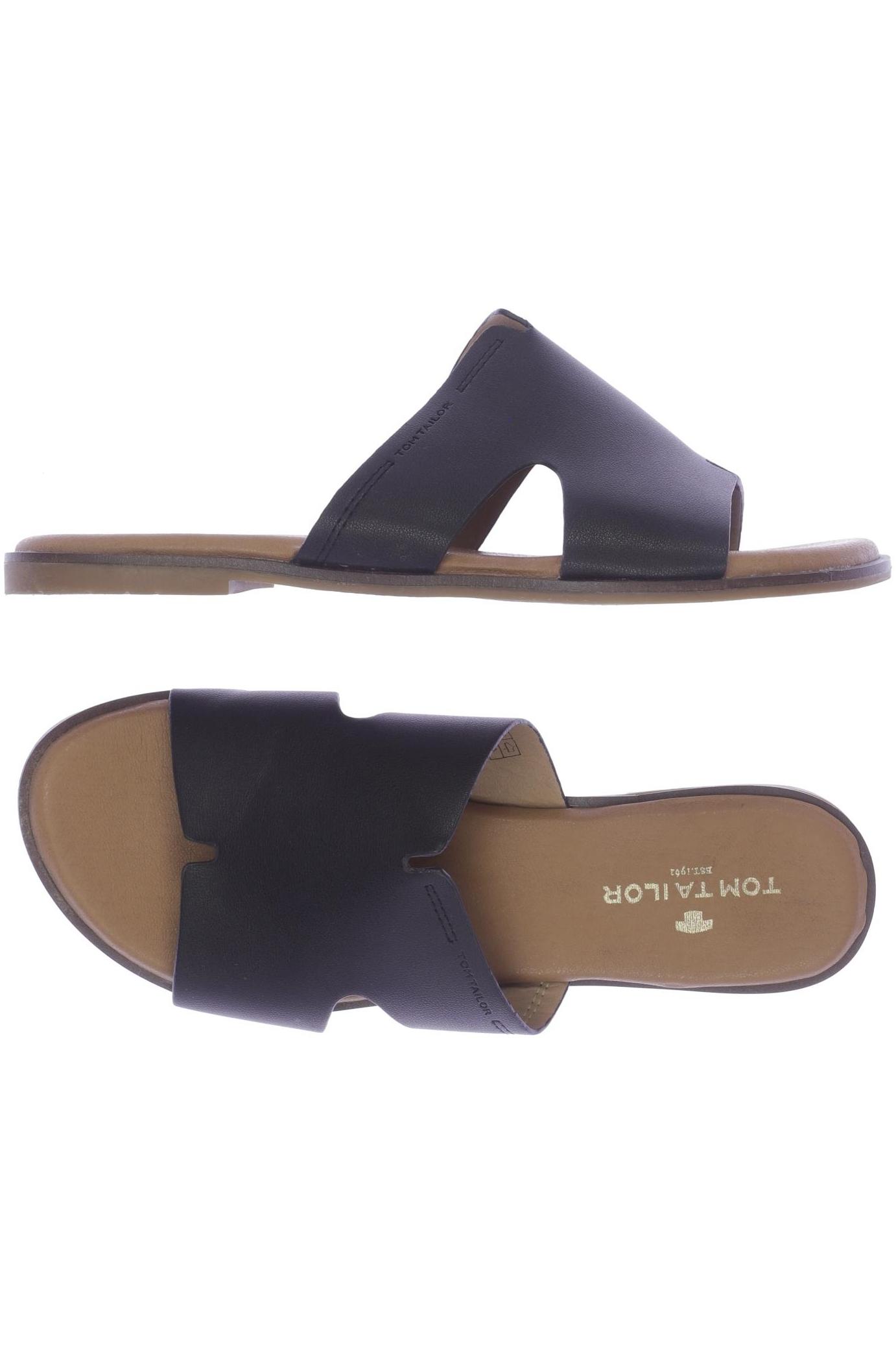 

Tom Tailor Damen Sandale, schwarz, Gr. 40