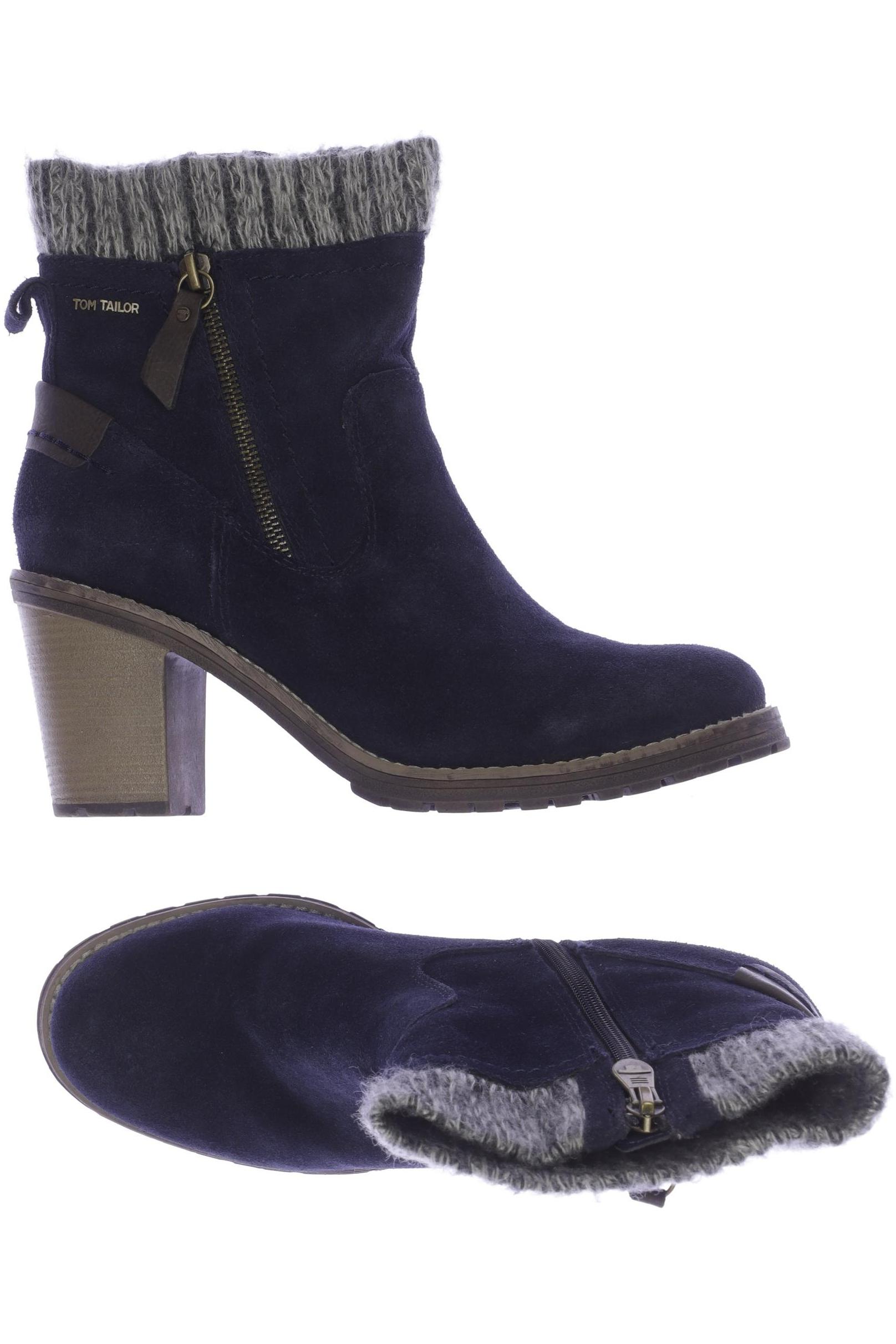 

Tom Tailor Damen Stiefelette, marineblau