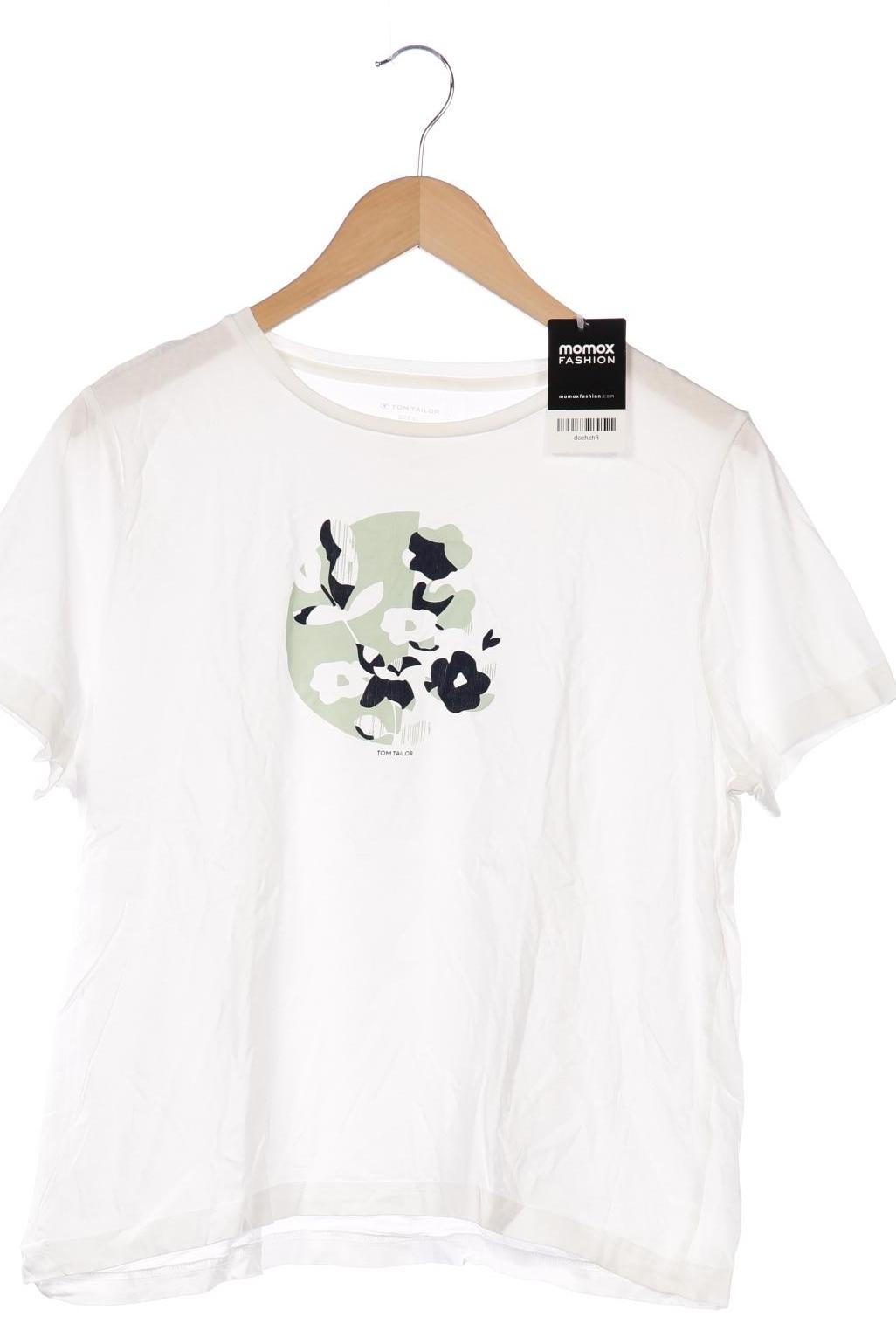 

Tom Tailor Damen T-Shirt, weiß, Gr. 44