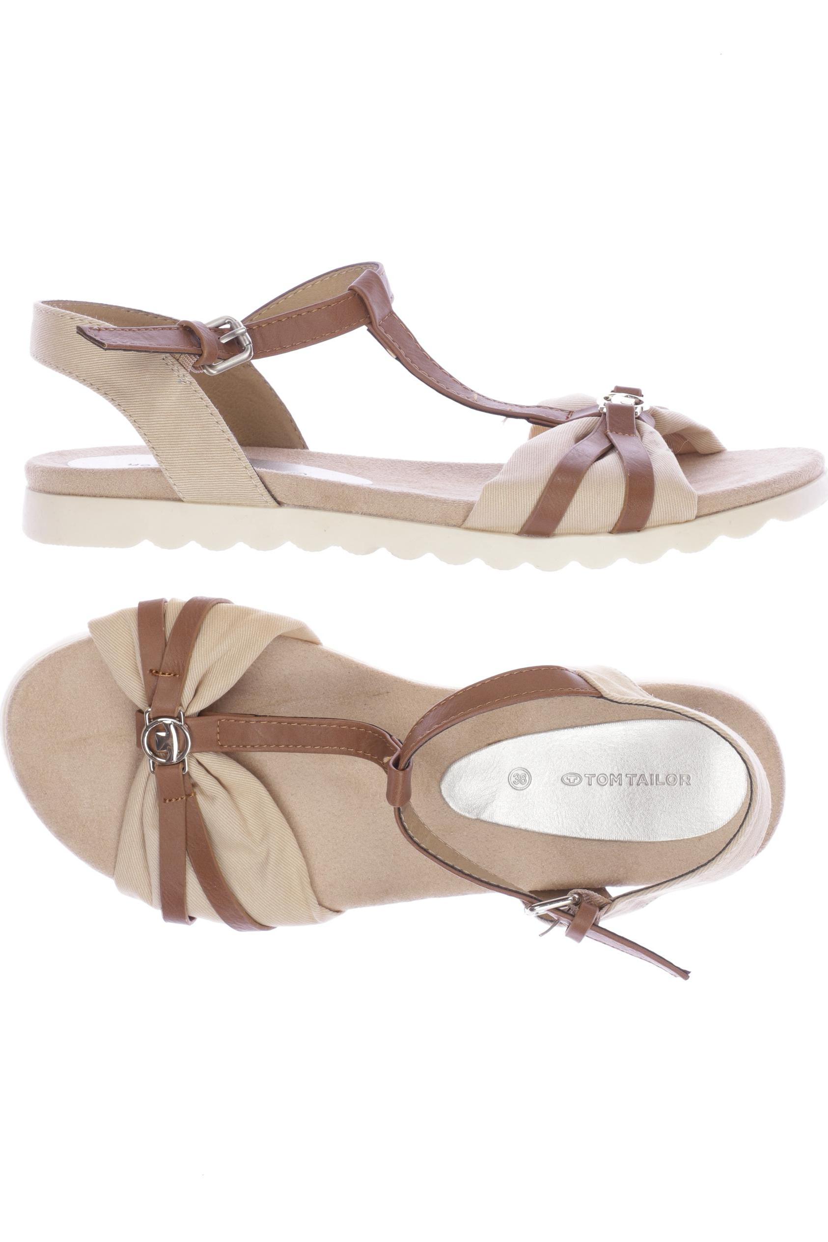 

Tom Tailor Damen Sandale, beige
