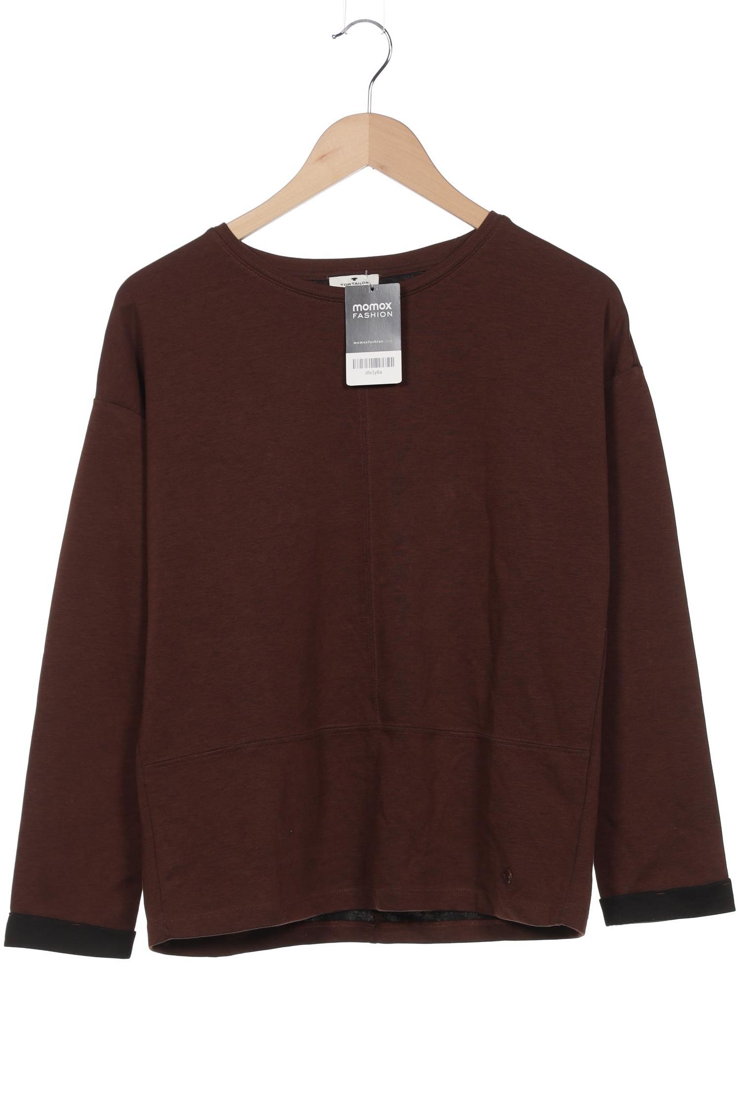 

Tom Tailor Damen Langarmshirt, braun, Gr. 36