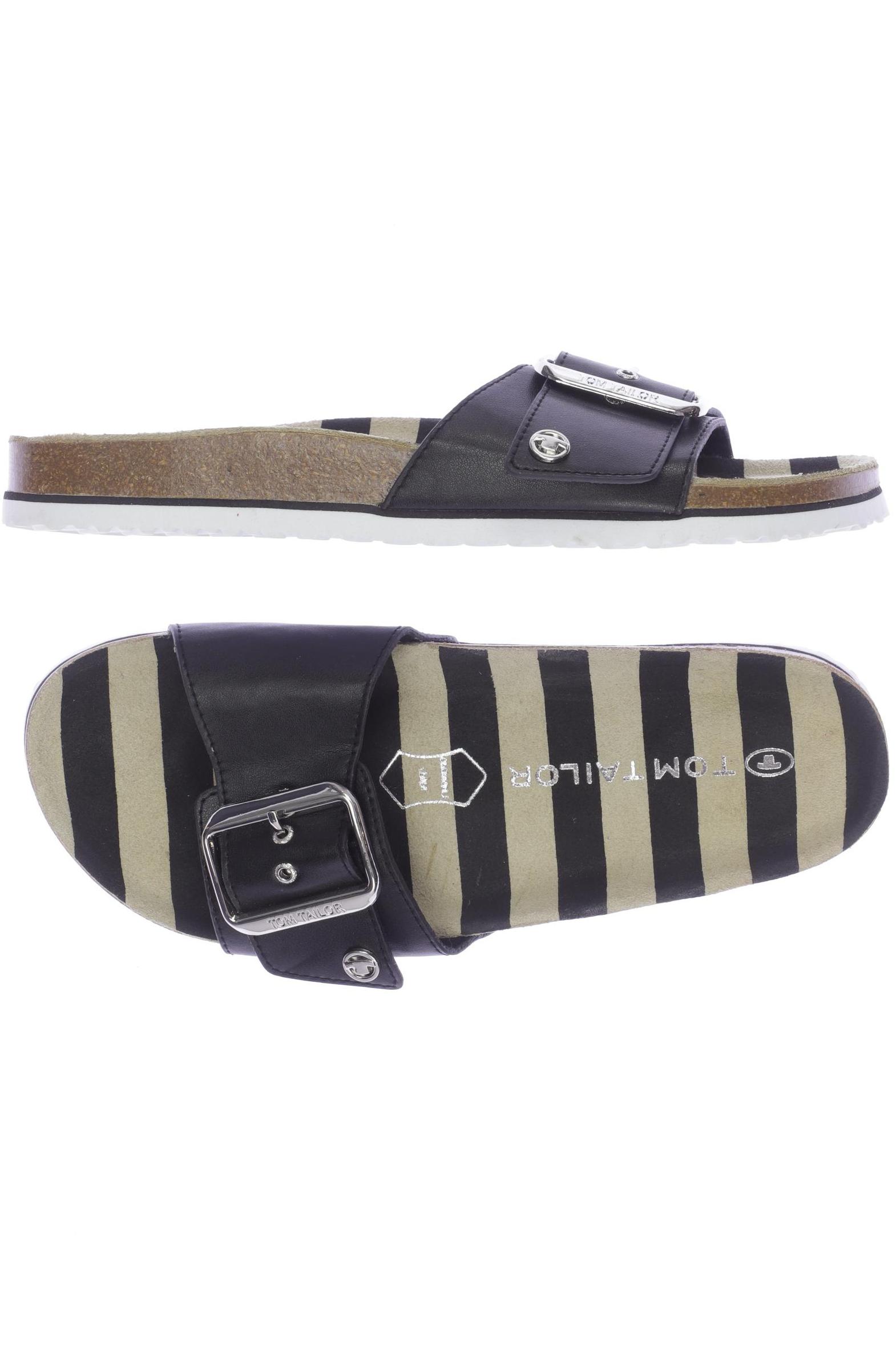 

Tom Tailor Damen Sandale, schwarz, Gr. 40