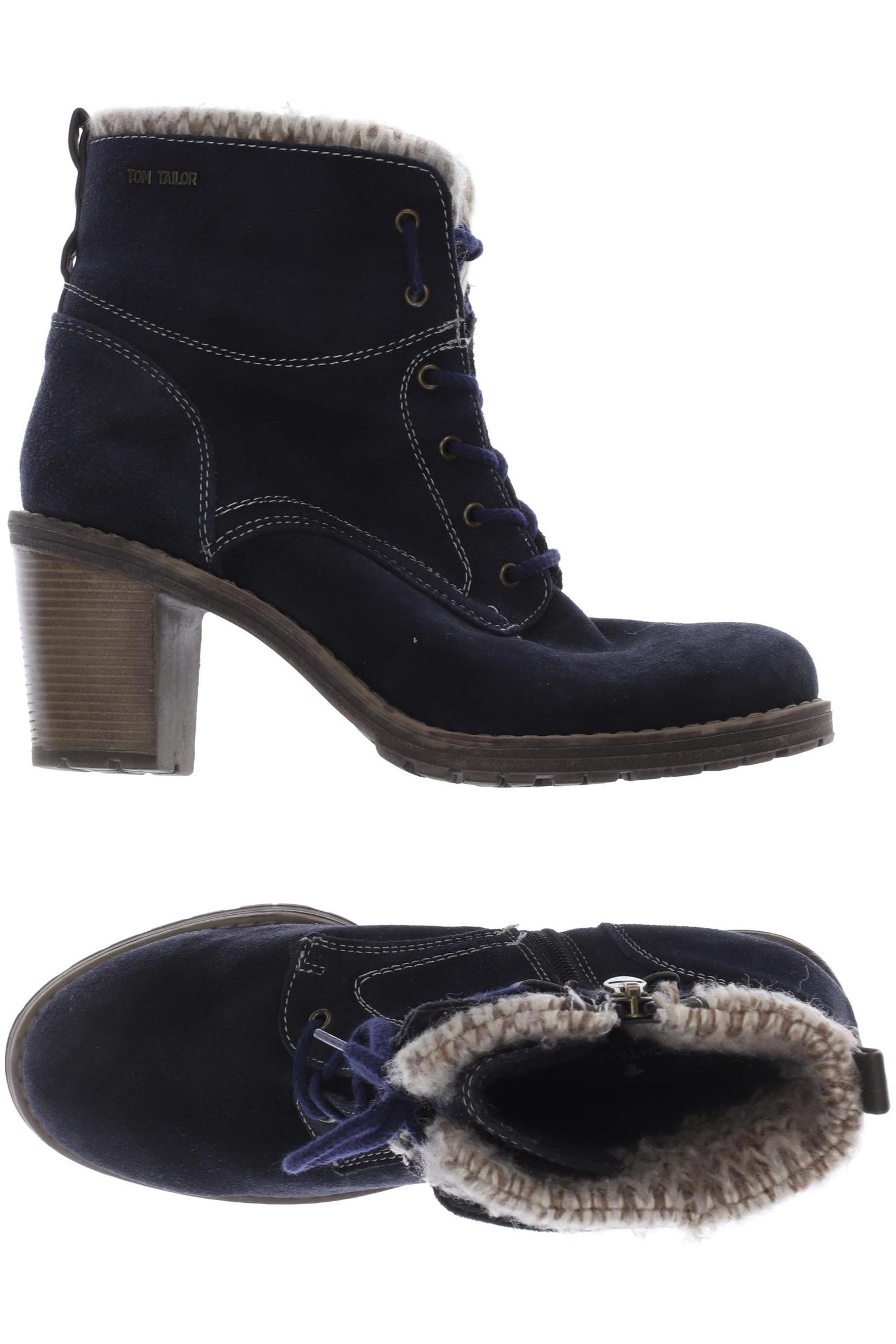 

Tom Tailor Damen Stiefelette, marineblau
