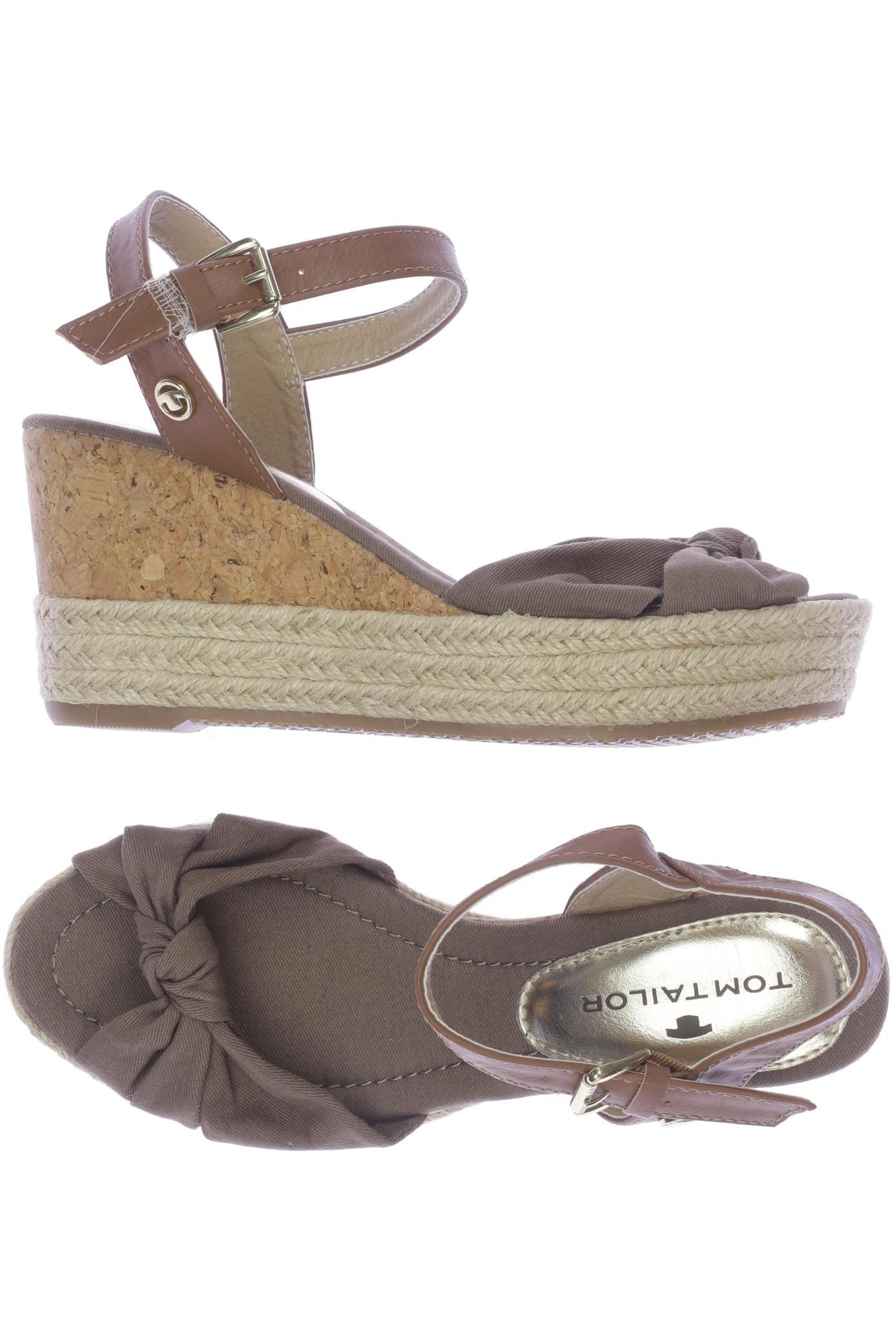

Tom Tailor Damen Sandale, braun, Gr. 36