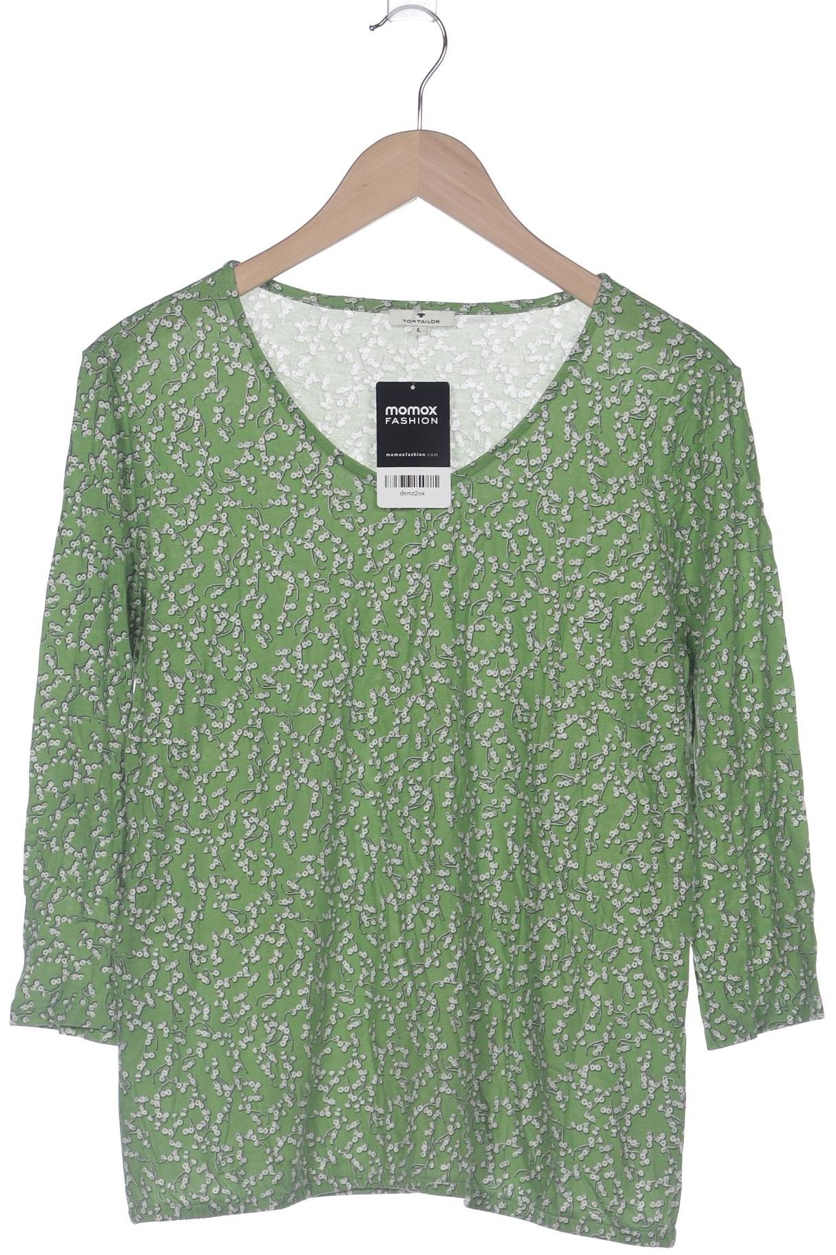

Tom Tailor Damen Langarmshirt, grün, Gr. 42