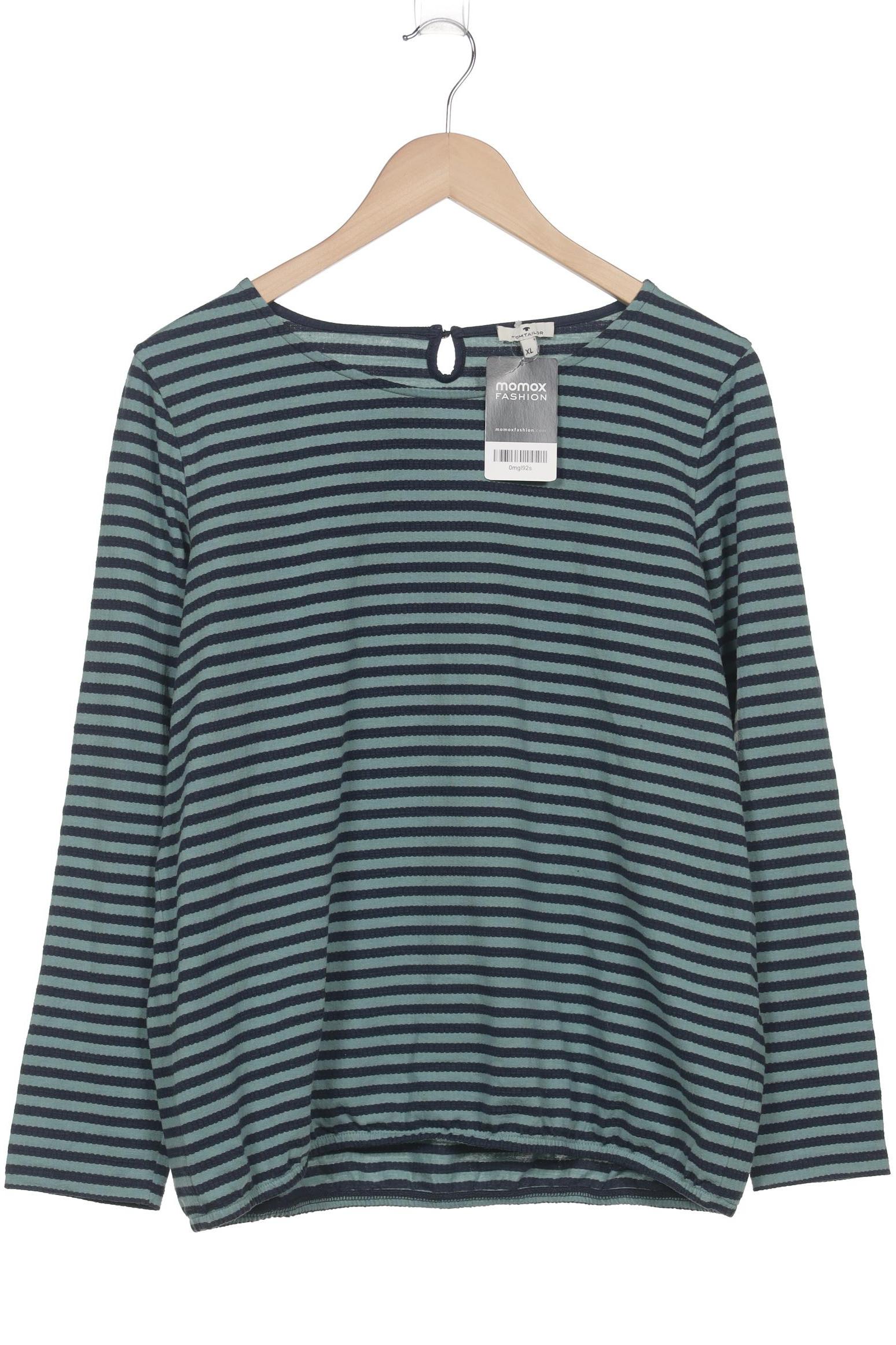 

Tom Tailor Damen Langarmshirt, türkis, Gr. 44
