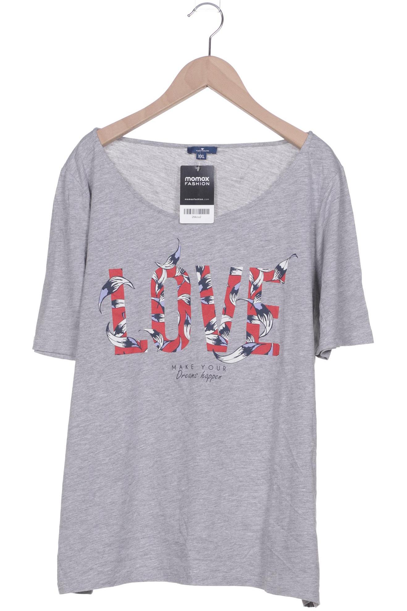 

Tom Tailor Damen T-Shirt, grau, Gr. 46