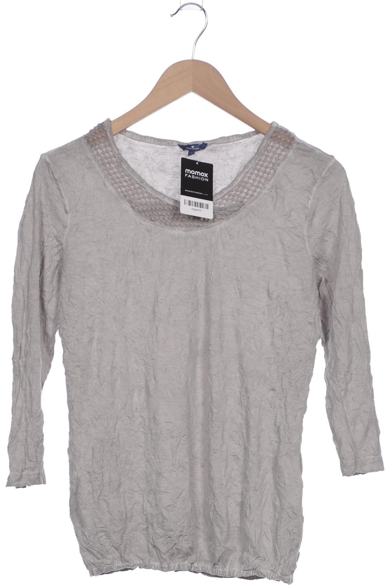 

Tom Tailor Damen Langarmshirt, grau, Gr. 36