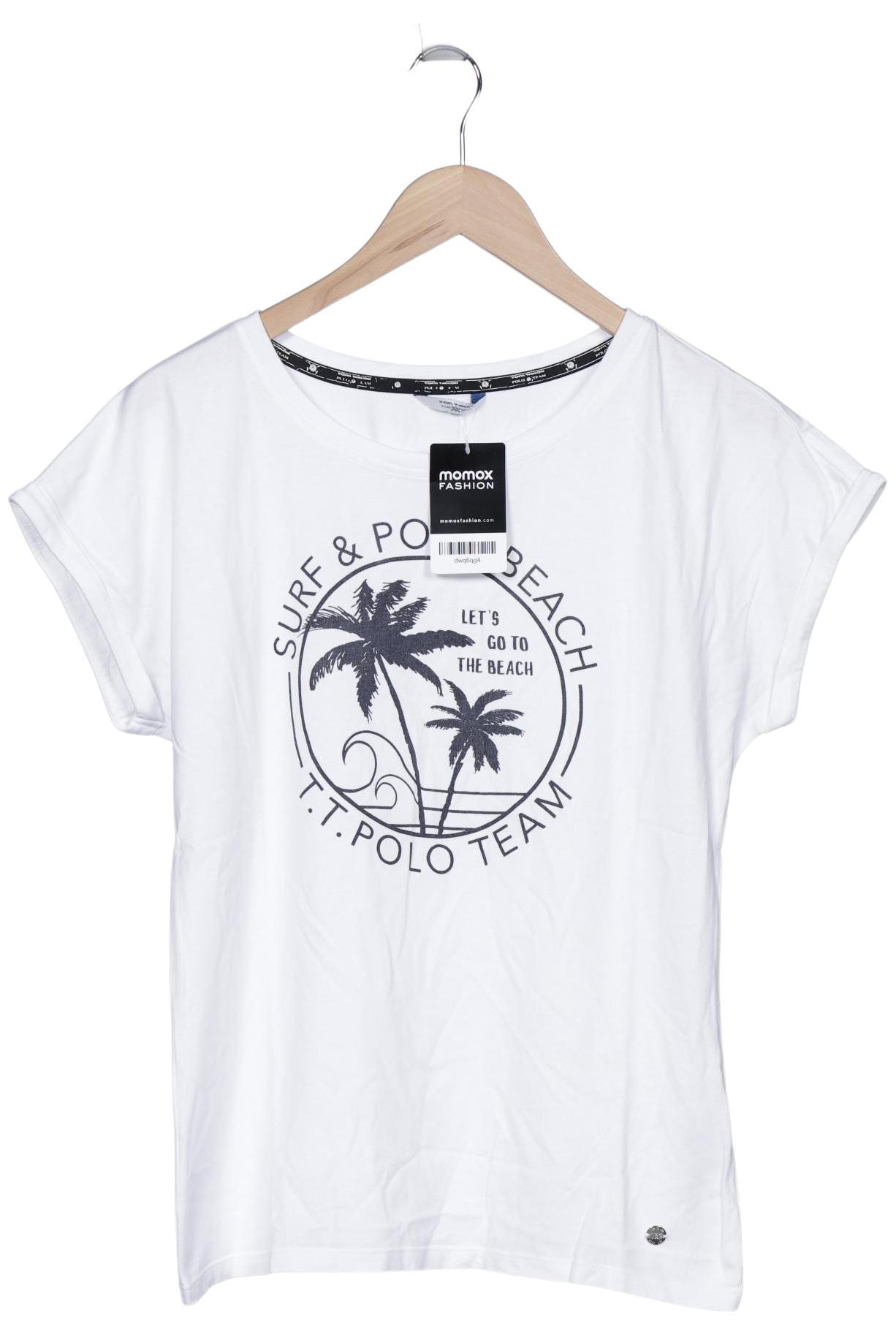 

Tom Tailor Damen T-Shirt, weiß, Gr. 36