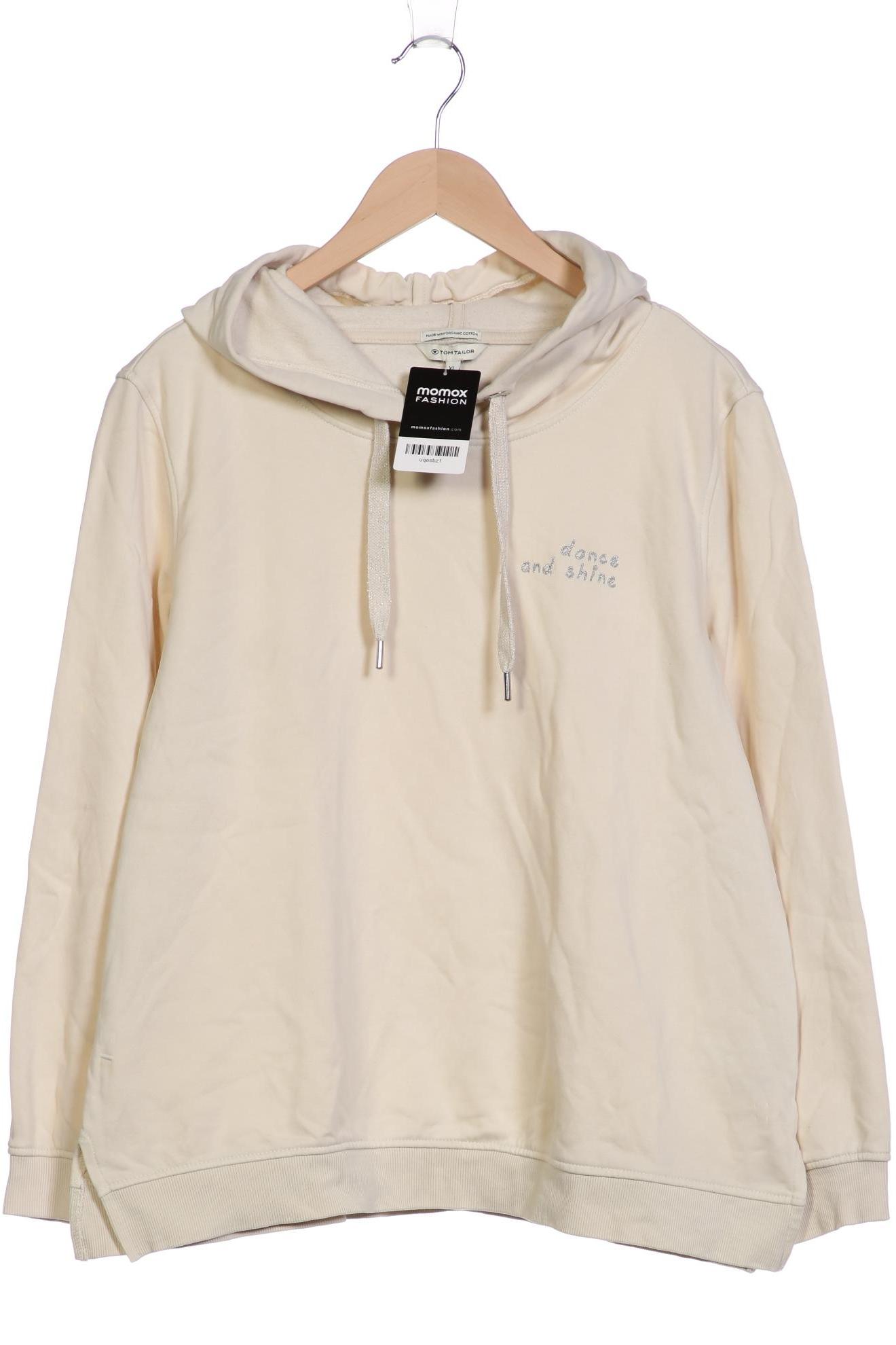

Tom Tailor Damen Kapuzenpullover, cremeweiß, Gr. 44