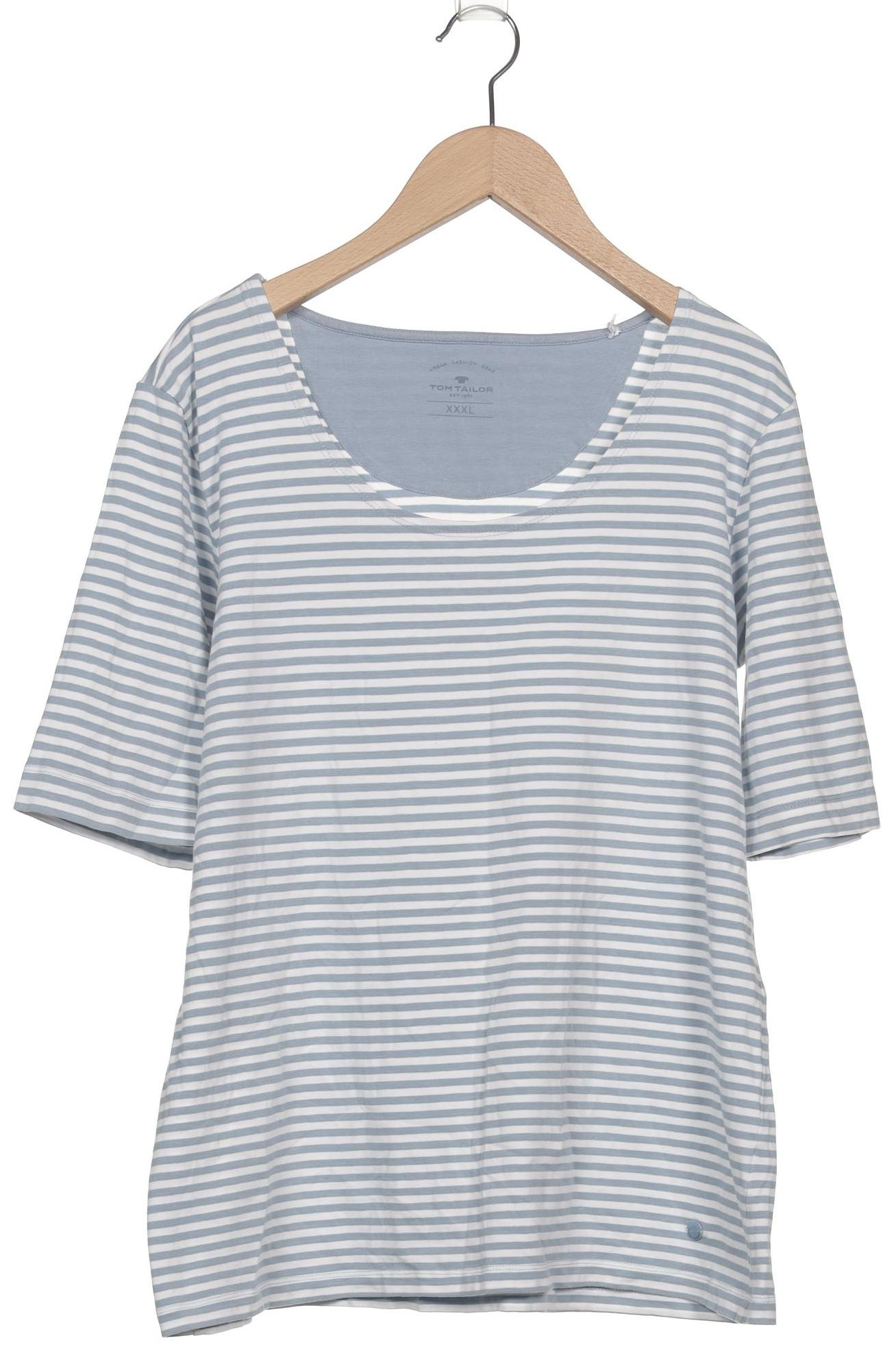 

Tom Tailor Damen T-Shirt, hellblau, Gr. 48