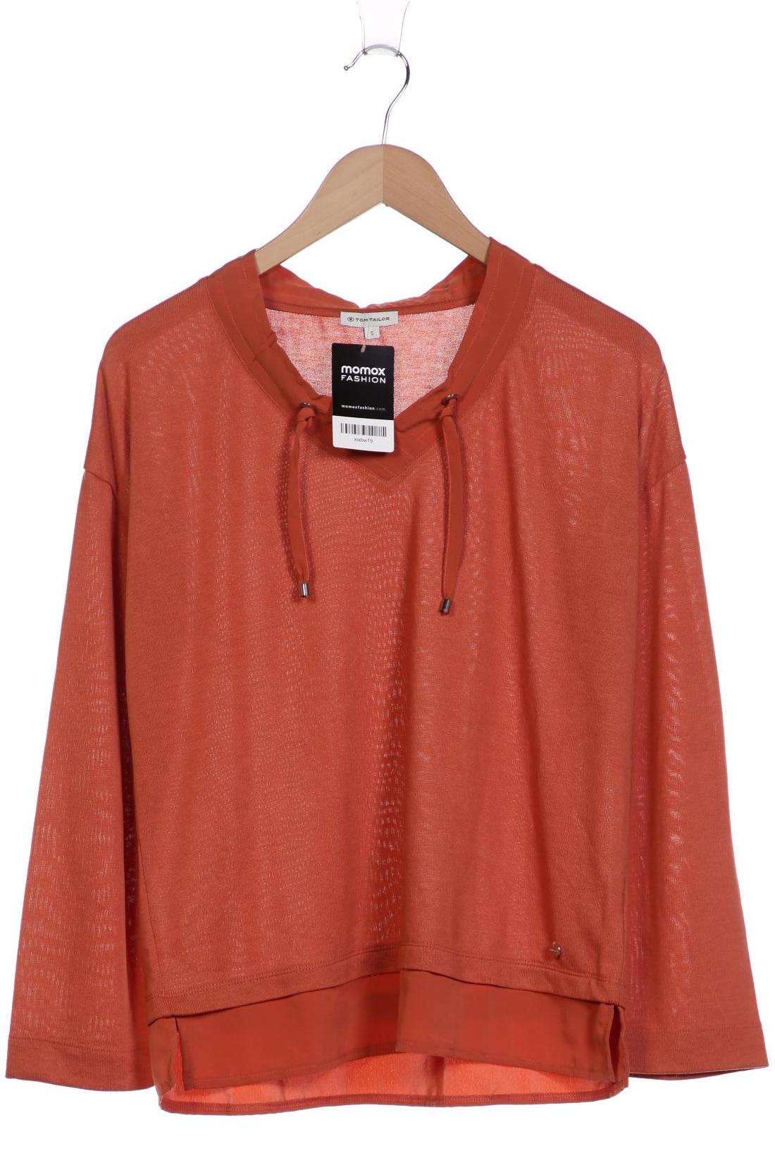 

Tom Tailor Damen Langarmshirt, orange, Gr. 36