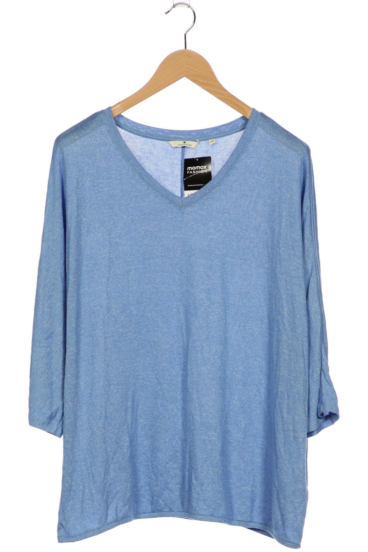 

Tom Tailor Damen Langarmshirt, blau, Gr. 48