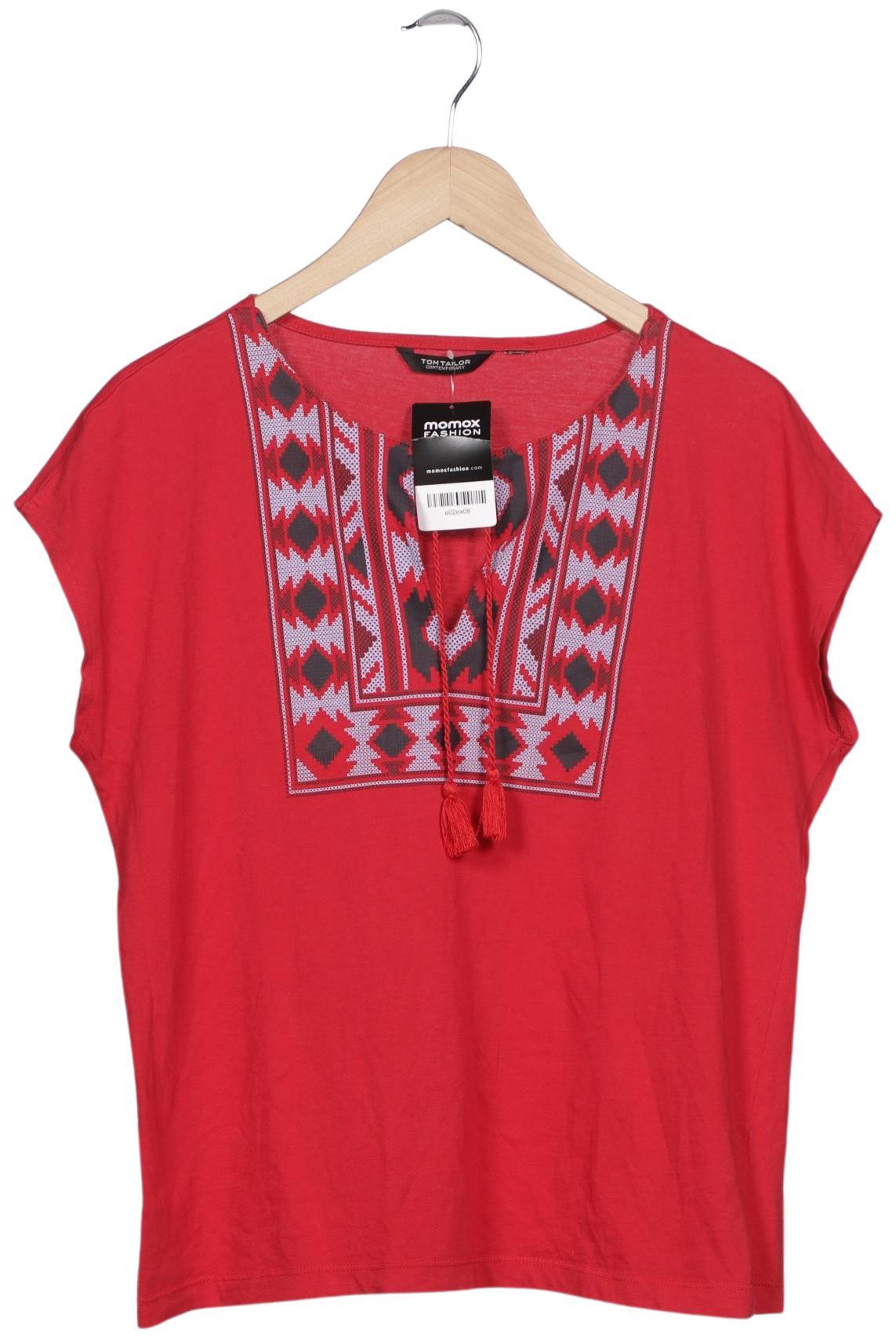 

Tom Tailor Damen T-Shirt, rot, Gr. 42