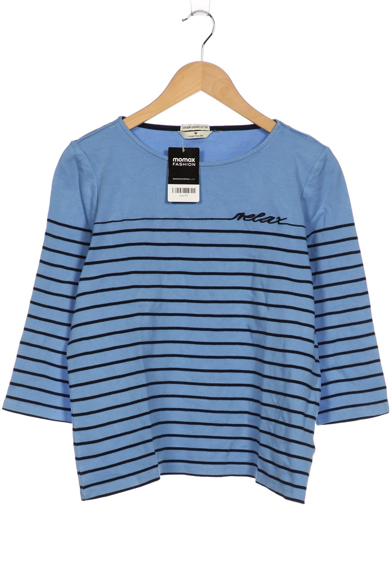 

Tom Tailor Damen Langarmshirt, blau, Gr. 42